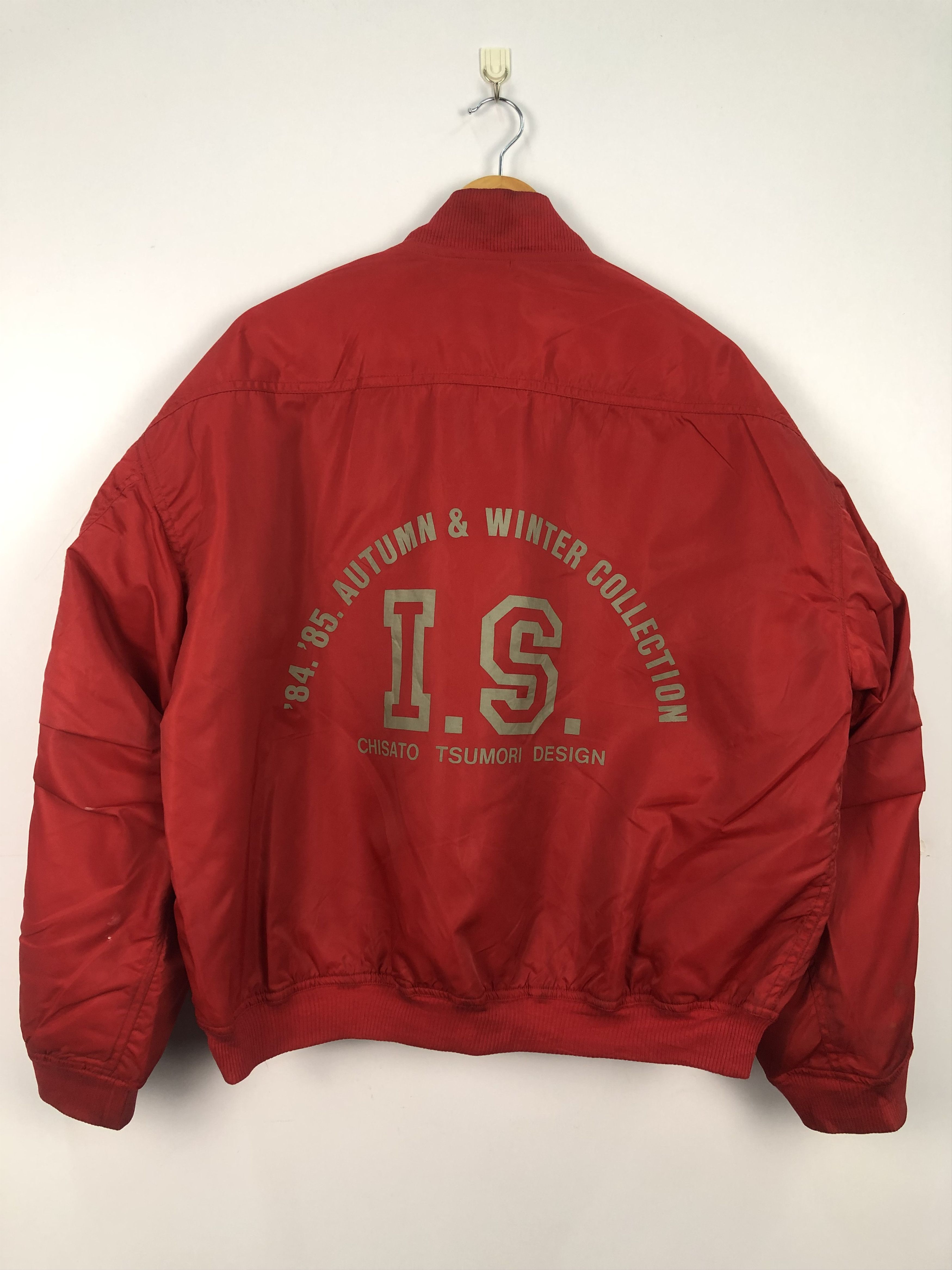 Issey Miyake × Tsumori Chisato × Vintage Grail Issey Miyake Chisato Tsumori Red Bomber Jacket Size US S / EU 44-46 / 1 - 9 Thumbnail