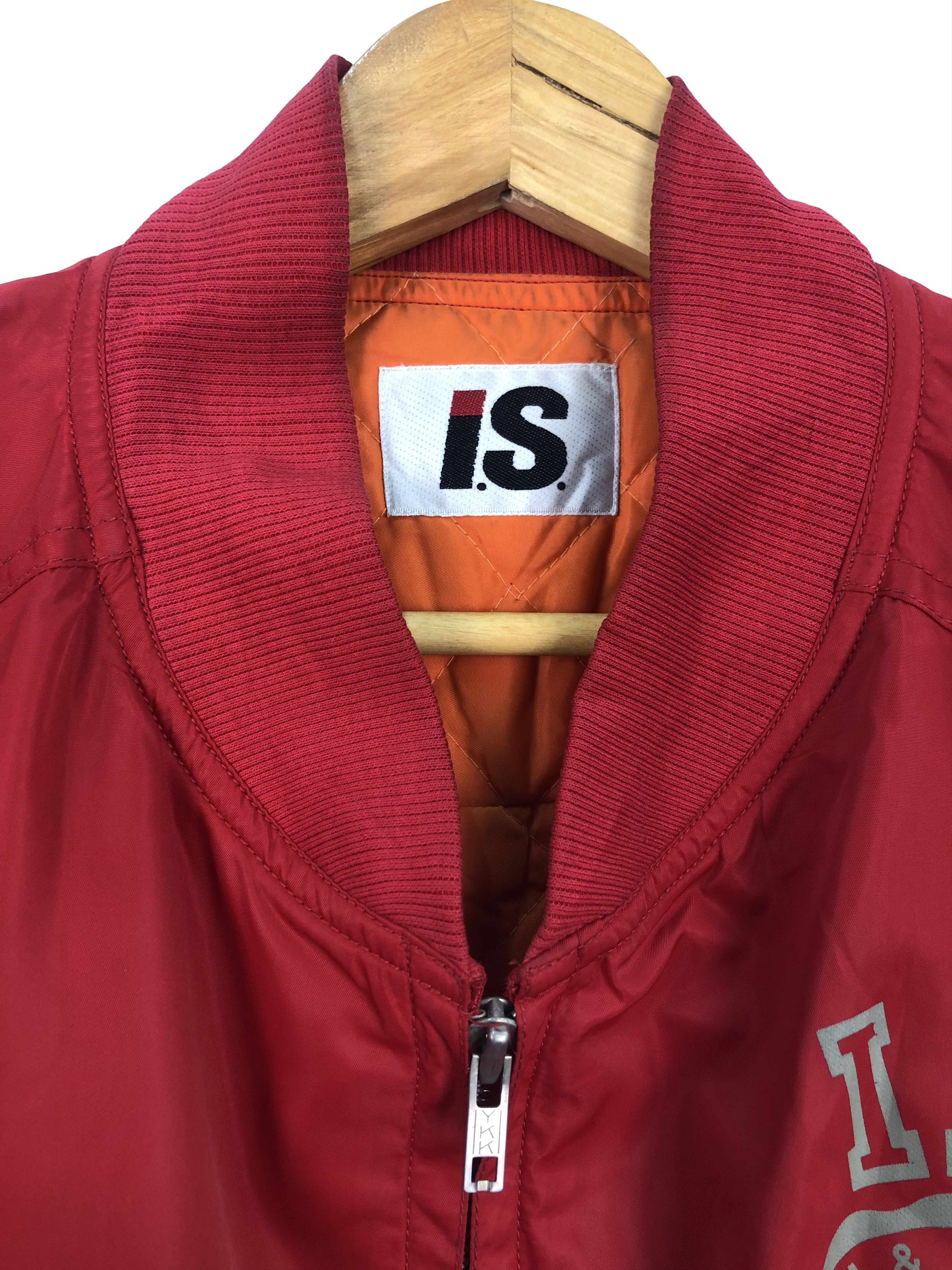 Issey Miyake × Tsumori Chisato × Vintage Grail Issey Miyake Chisato Tsumori Red Bomber Jacket Size US S / EU 44-46 / 1 - 7 Thumbnail