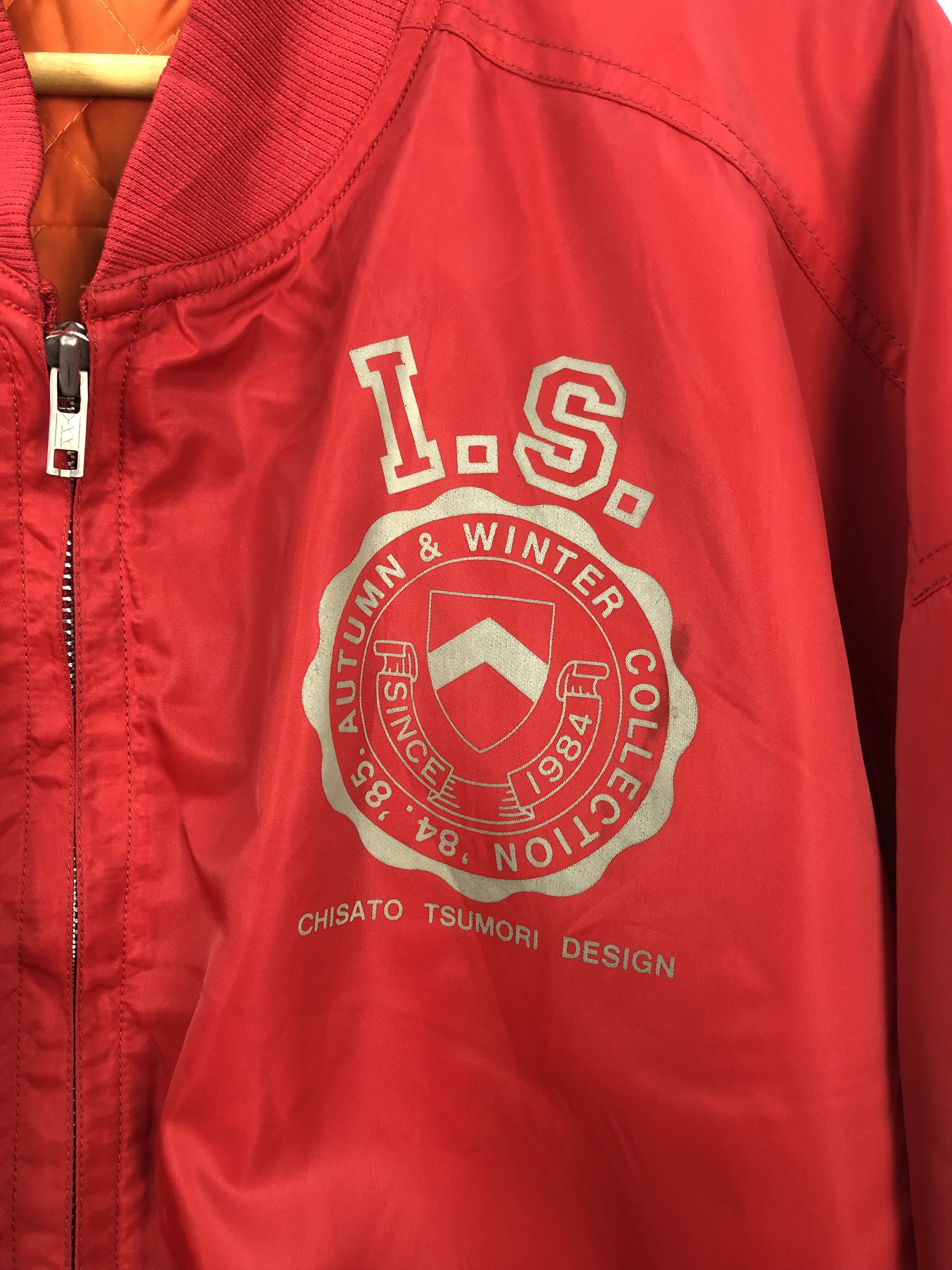 Issey Miyake × Tsumori Chisato × Vintage Grail Issey Miyake Chisato Tsumori Red Bomber Jacket Size US S / EU 44-46 / 1 - 4 Thumbnail