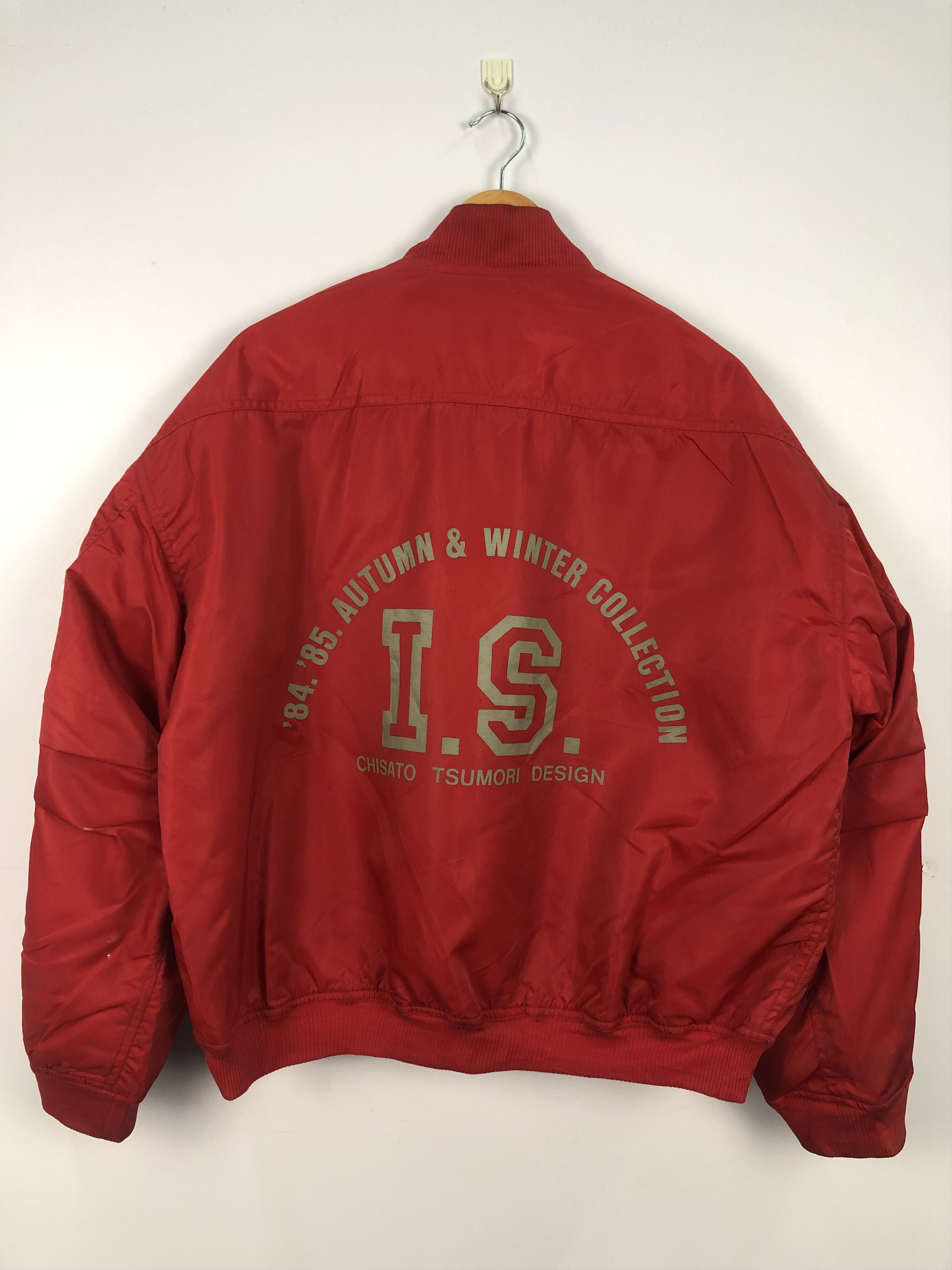 Issey Miyake × Tsumori Chisato × Vintage Grail Issey Miyake Chisato Tsumori Red Bomber Jacket Size US S / EU 44-46 / 1 - 8 Thumbnail