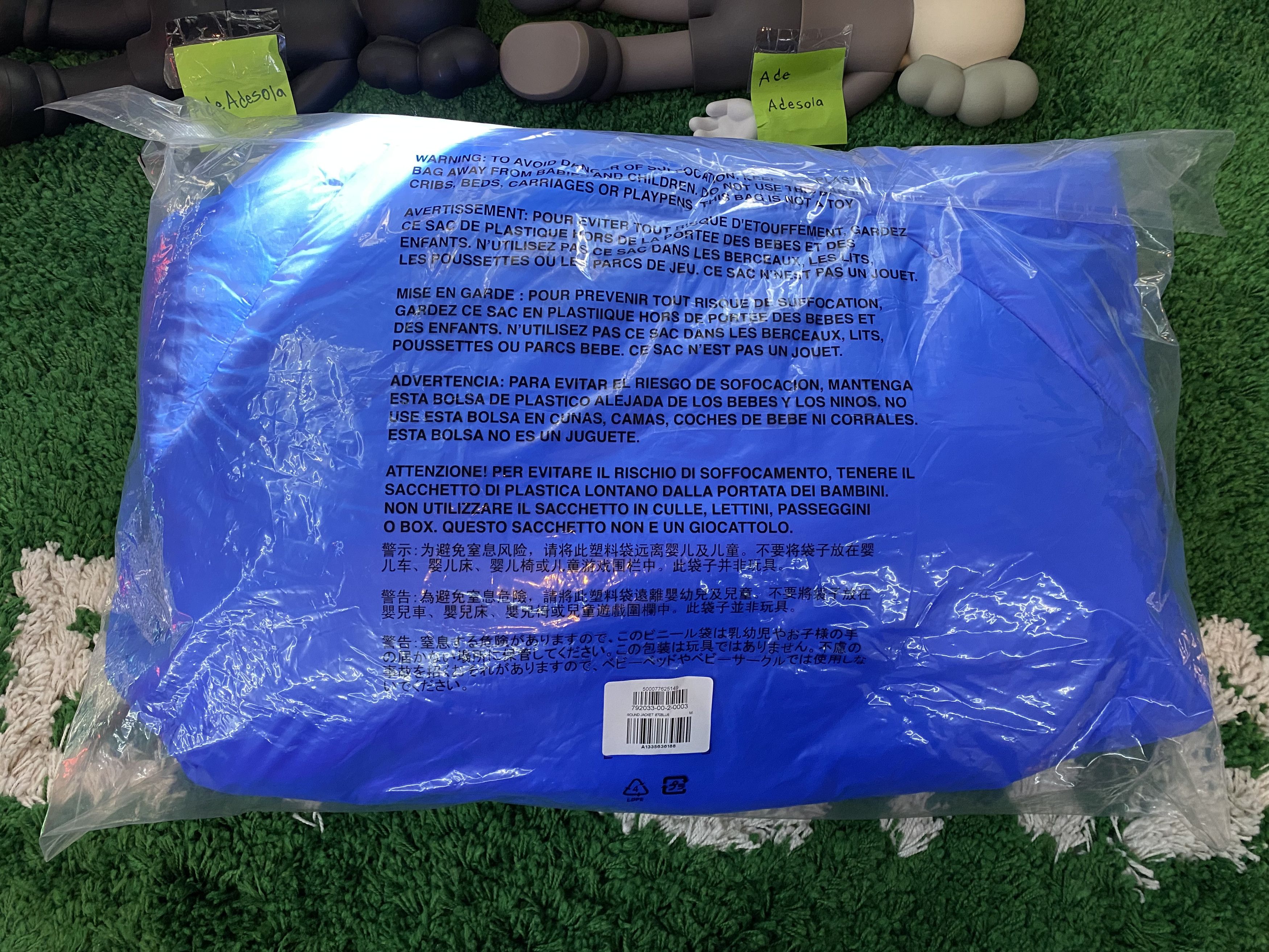 Gap × Kanye West BLUE ROUND JACKET Size US M / EU 48-50 / 2 - 5 Thumbnail