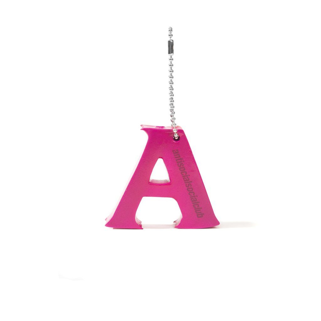 Anti Social Social Club DS SS21 ASSC Logo A Rose Floaty Pink Keychain in hand BAPE Size ONE SIZE - 4 Thumbnail