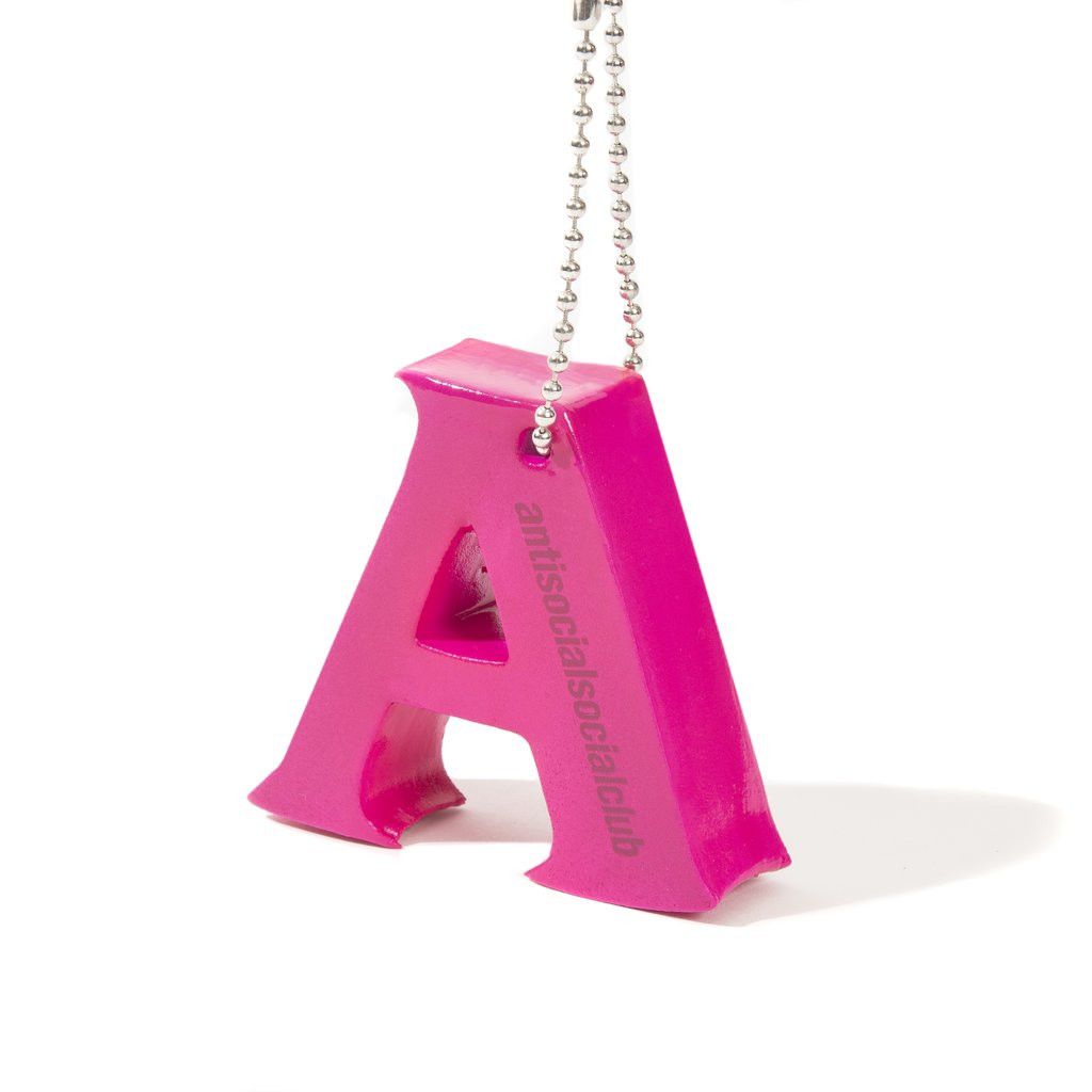 Anti Social Social Club DS SS21 ASSC Logo A Rose Floaty Pink Keychain in hand BAPE Size ONE SIZE - 2 Thumbnail
