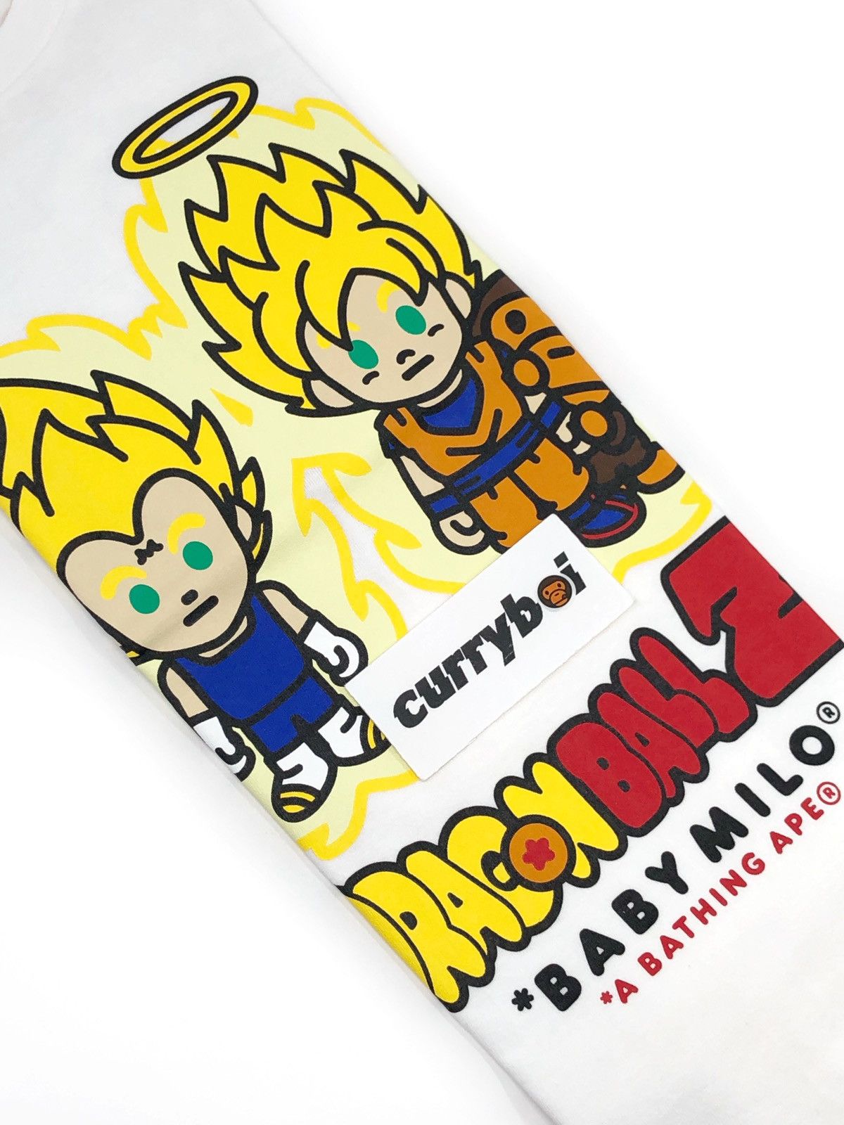Bape Dragon Ball Z Super Saiyan Vegeta & Son Goku Baby Milo Tee Size US S / EU 44-46 / 1 - 5 Thumbnail