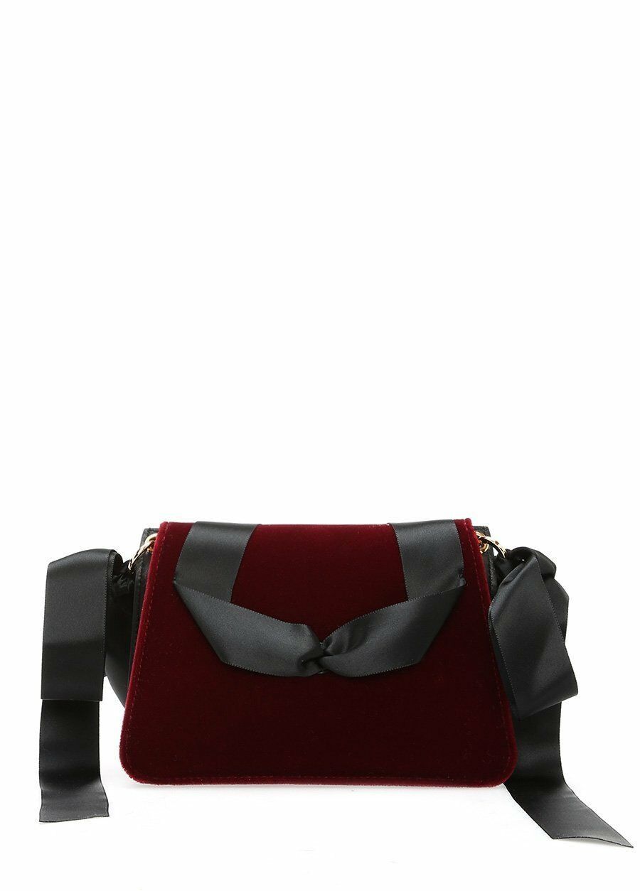 JW Anderson JW ANDERSON mini velvet Pierce ribbon shoulder bag Size ONE SIZE - 5 Thumbnail