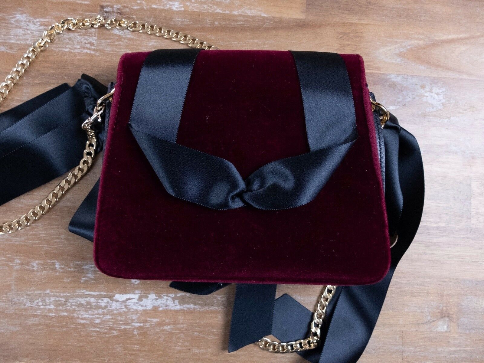 JW Anderson JW ANDERSON mini velvet Pierce ribbon shoulder bag Size ONE SIZE - 11 Thumbnail