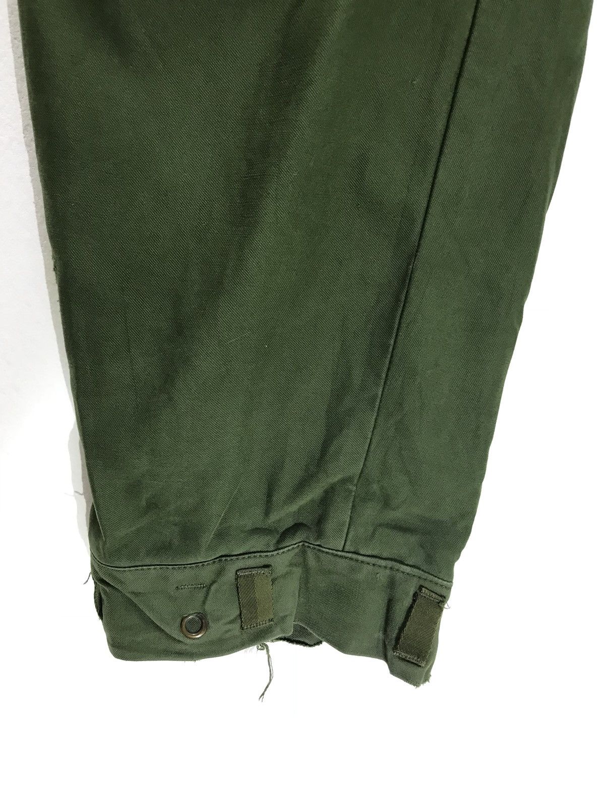 Vintage 🛩European Military Cargo Pant Vintage Bondage Zipper Size US 29 - 8 Thumbnail