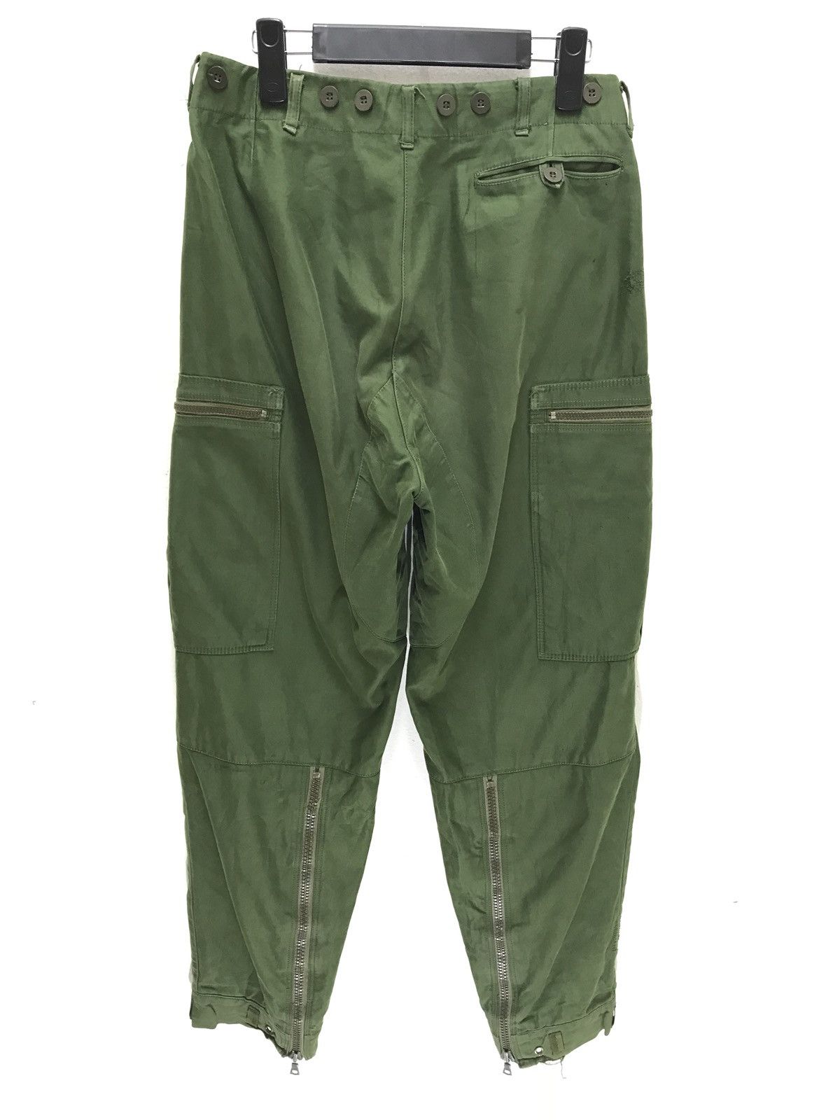 Vintage 🛩European Military Cargo Pant Vintage Bondage Zipper Size US 29 - 1 Thumbnail