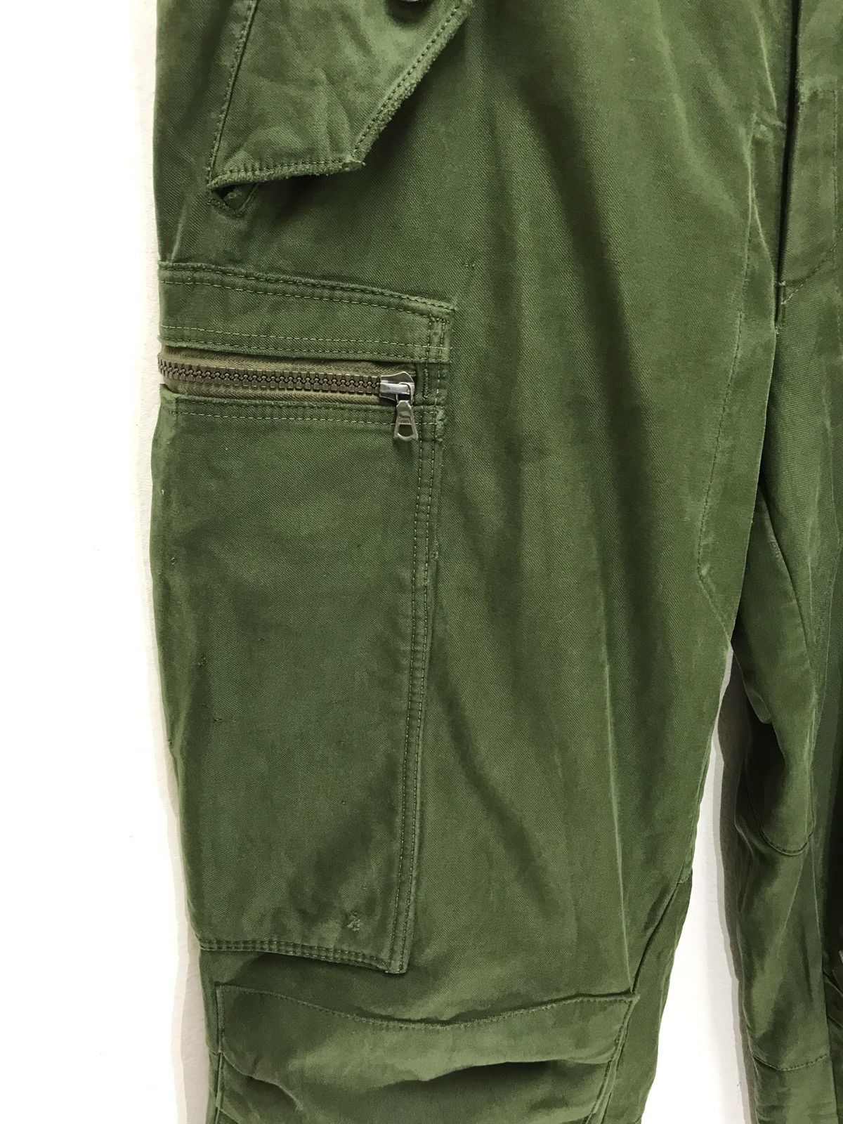 Vintage 🛩European Military Cargo Pant Vintage Bondage Zipper Size US 29 - 12 Thumbnail