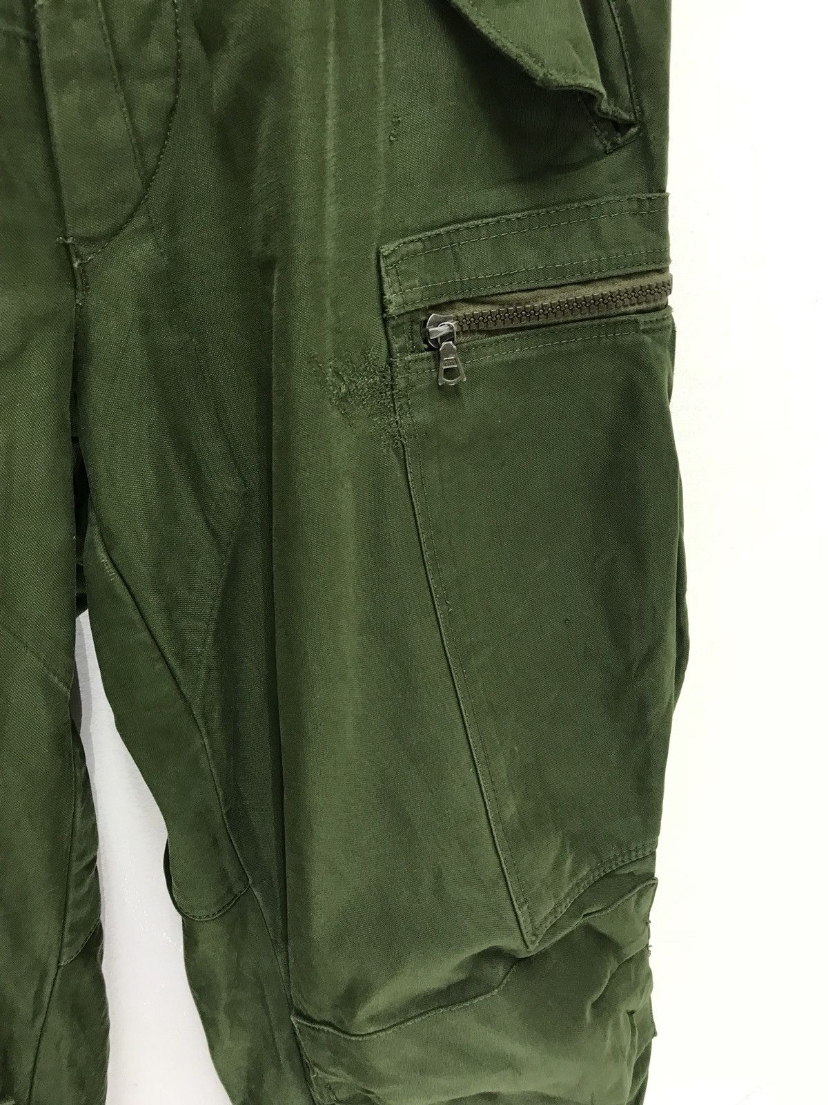 Vintage 🛩European Military Cargo Pant Vintage Bondage Zipper Size US 29 - 13 Thumbnail