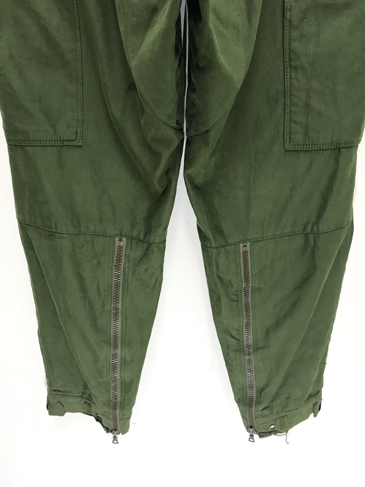 Vintage 🛩European Military Cargo Pant Vintage Bondage Zipper Size US 29 - 2 Thumbnail