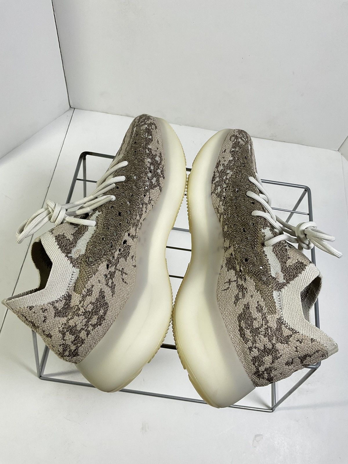 Adidas × Kanye West Adidas 2021 Yeezy Boost 380 Pyrite US11 No Box Rare Sale !! Size US 11 / EU 44 - 5 Thumbnail
