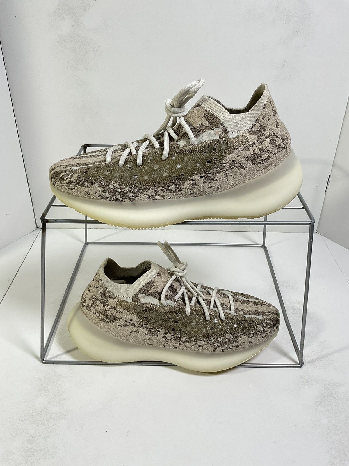 Adidas × Kanye West Adidas 2021 Yeezy Boost 380 Pyrite US11 No Box Rare Sale !! Size US 11 / EU 44 - 1 Thumbnail