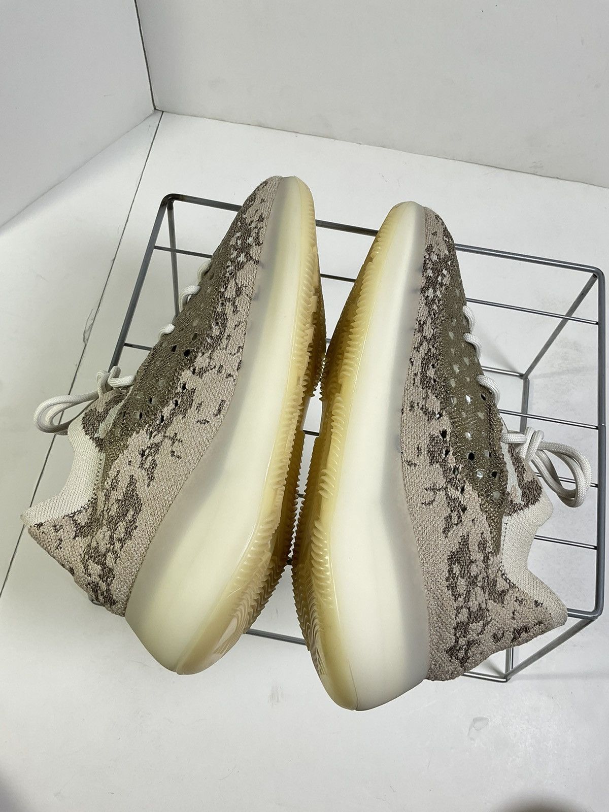 Adidas × Kanye West Adidas 2021 Yeezy Boost 380 Pyrite US11 No Box Rare Sale !! Size US 11 / EU 44 - 6 Thumbnail