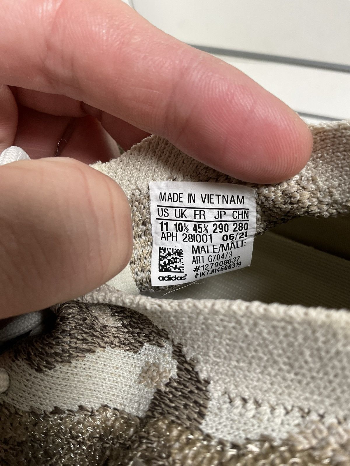 Adidas × Kanye West Adidas 2021 Yeezy Boost 380 Pyrite US11 No Box Rare Sale !! Size US 11 / EU 44 - 9 Thumbnail