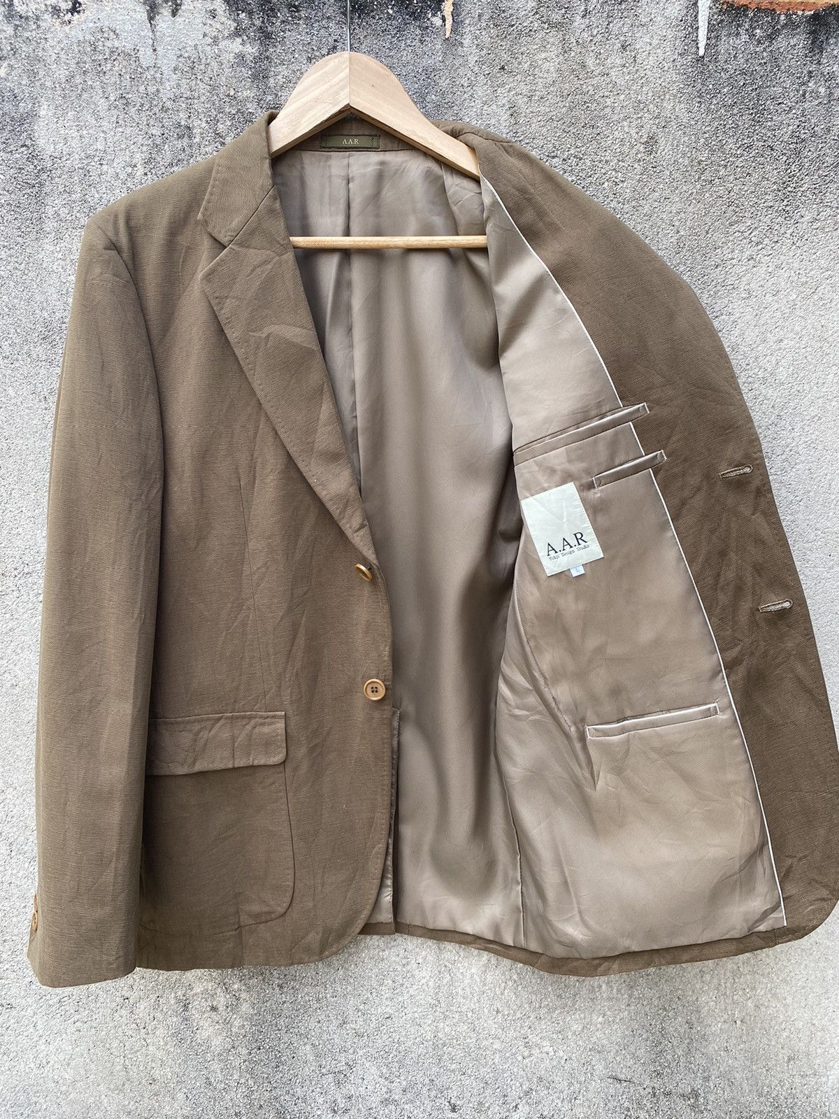Yohji Yamamoto Vintage A.A.R. Yohji Design Studio Jacket Size US L / EU 52-54 / 3 - 3 Thumbnail