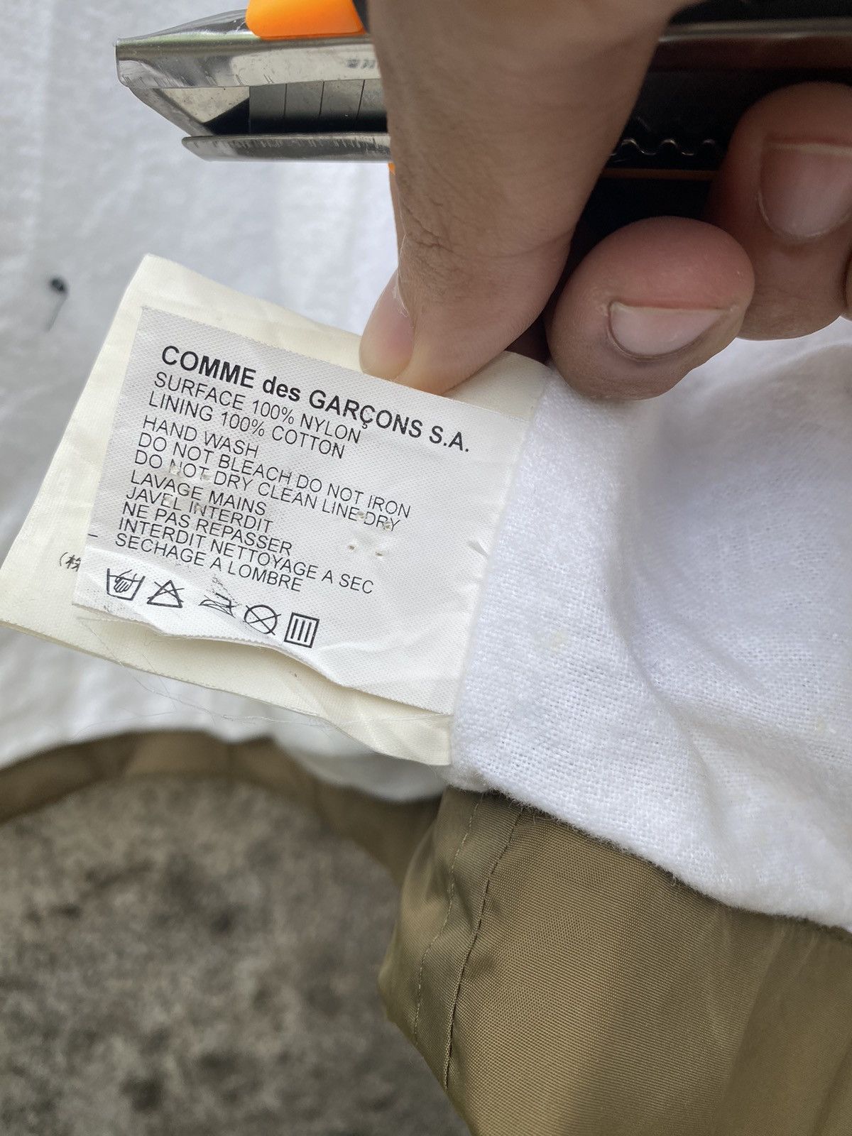 Comme des Garcons × Comme des Garcons Homme Plus × Comme des Garcons SHIRT COMME des GARÇONS NYLON LONG JACKET Size US M / EU 48-50 / 2 - 10 Thumbnail