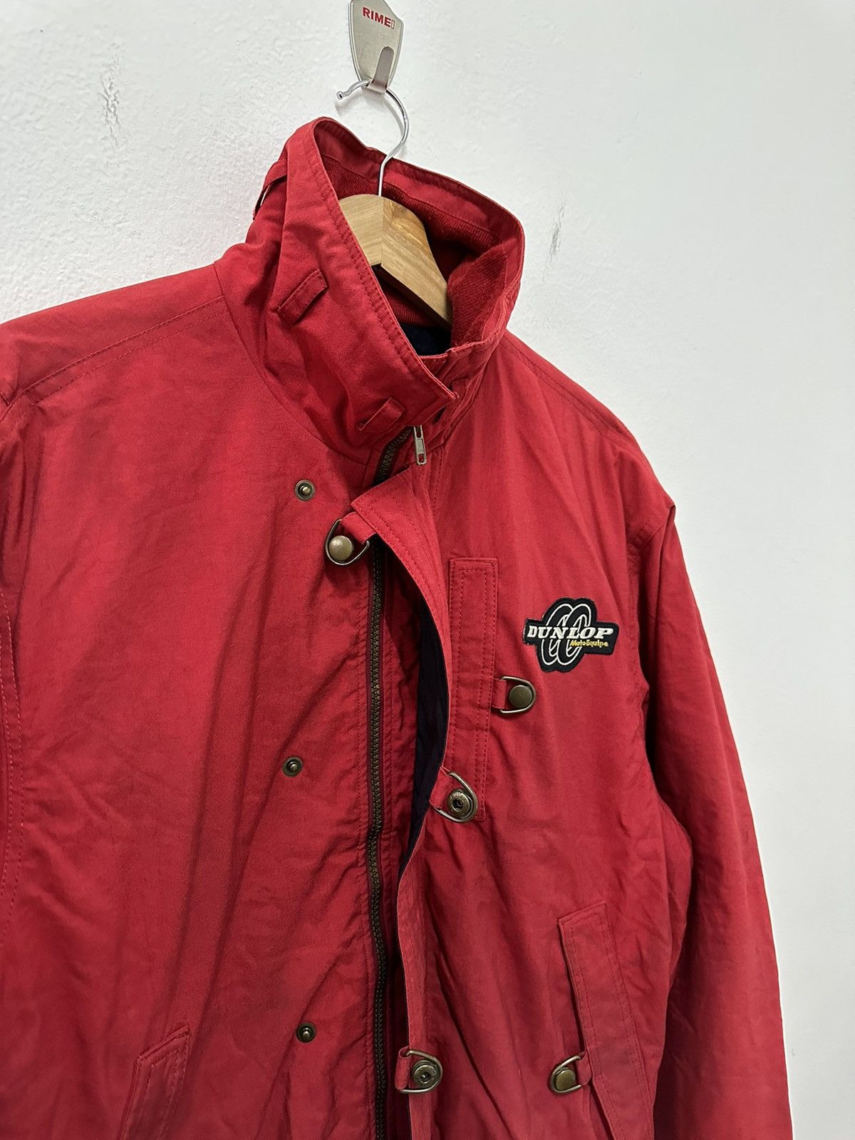 Dunlop × Japanese Brand × Vintage Vintage Dunlop Moto Equipe Racing Lined Bomber Jacket Size US M / EU 48-50 / 2 - 8 Thumbnail