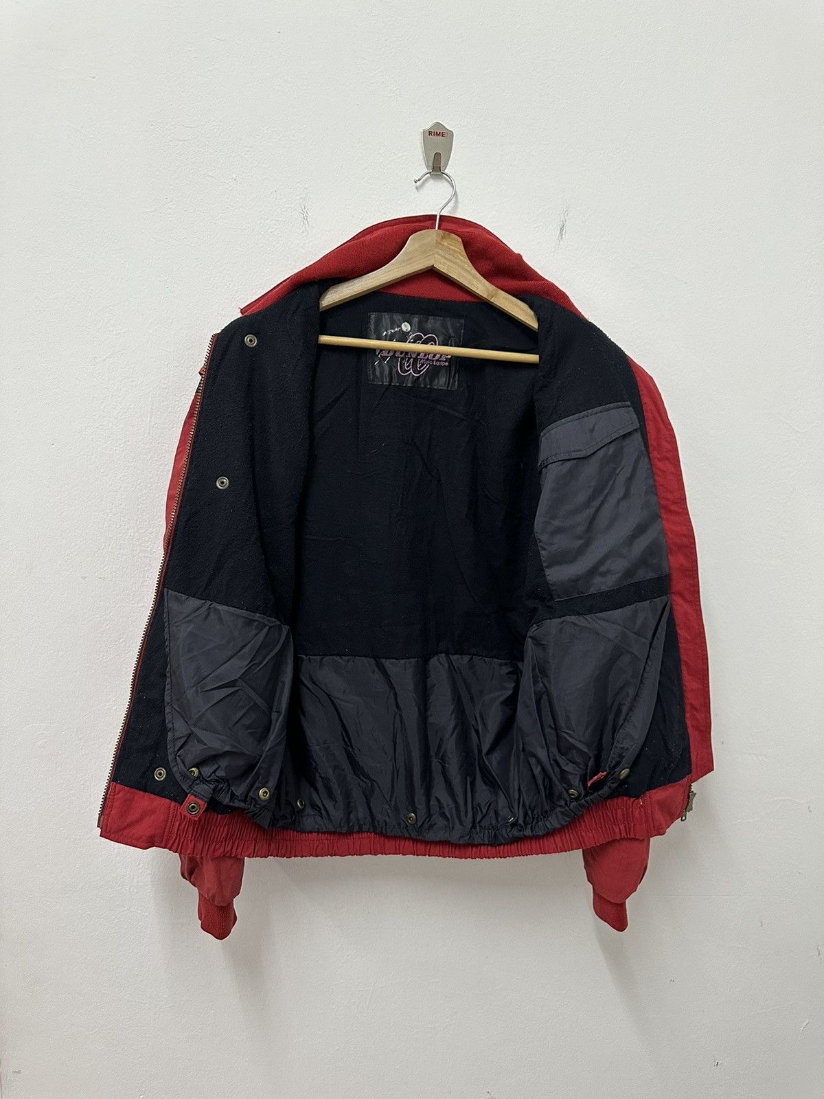 Dunlop × Japanese Brand × Vintage Vintage Dunlop Moto Equipe Racing Lined Bomber Jacket Size US M / EU 48-50 / 2 - 11 Thumbnail