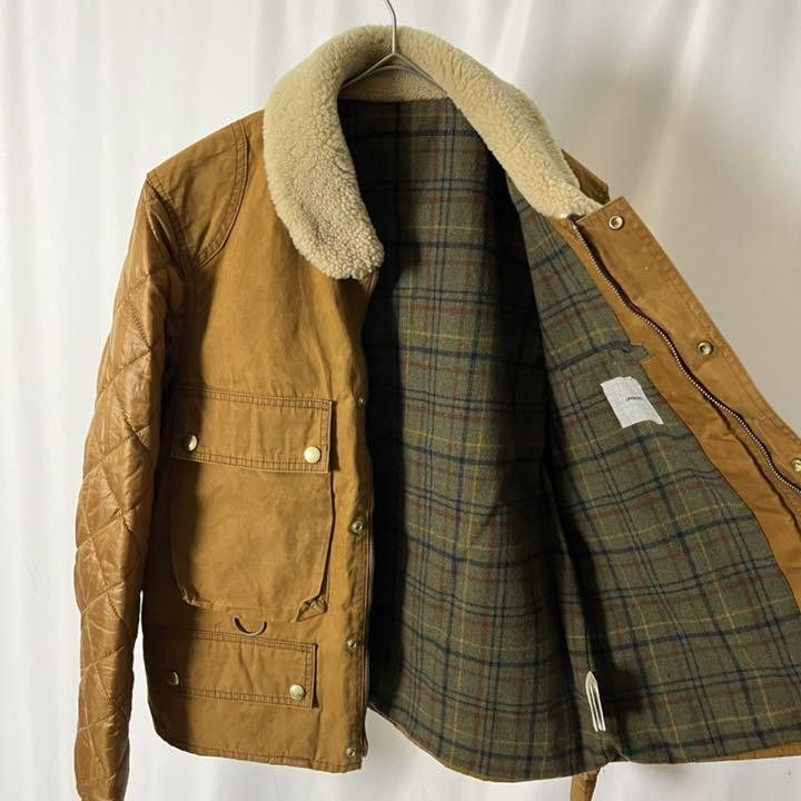 Undercover AW13 Tactical Nylon Leather Sherpa Jacket Size US L / EU 52-54 / 3 - 5 Thumbnail