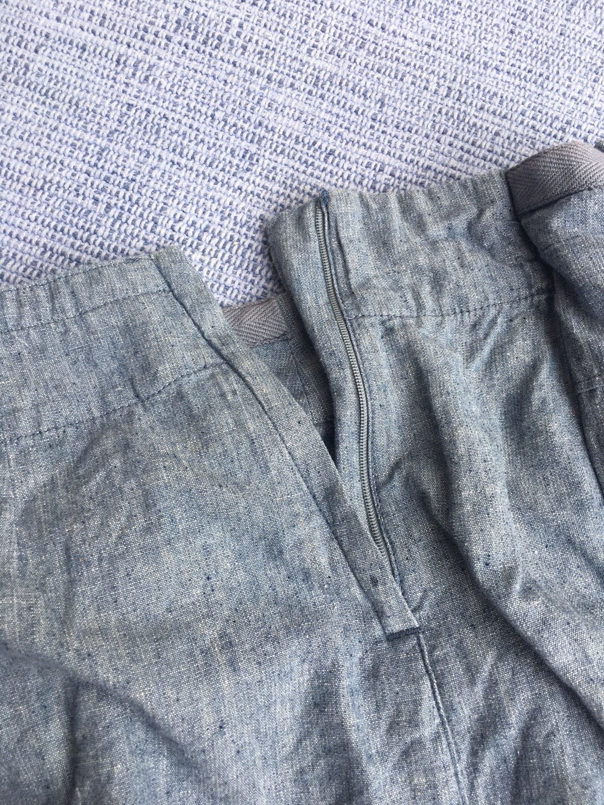 Issey Miyake plantation blue skirt Size 30" / US 8 / IT 44 - 4 Thumbnail