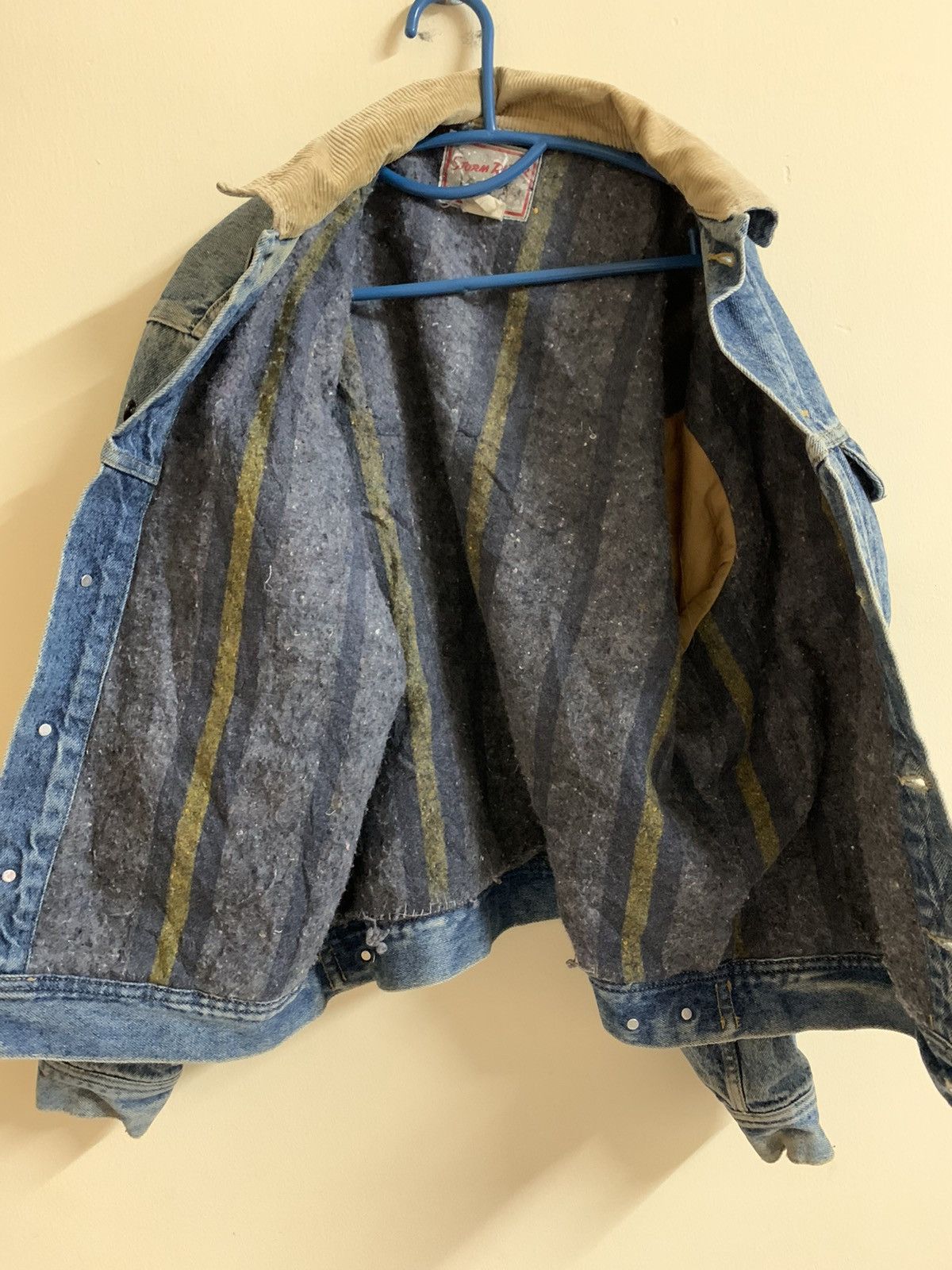 Lee Vintage 90’s Lee Storm Riders Sherpa Denim Jacket Size US L / EU 52-54 / 3 - 17 Thumbnail