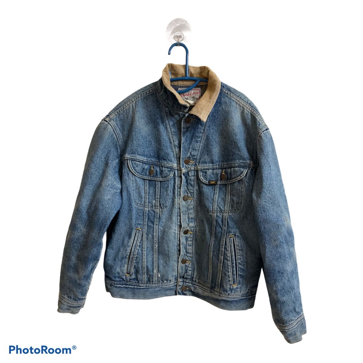 Lee Vintage 90’s Lee Storm Riders Sherpa Denim Jacket Size US L / EU 52-54 / 3 - 1 Thumbnail