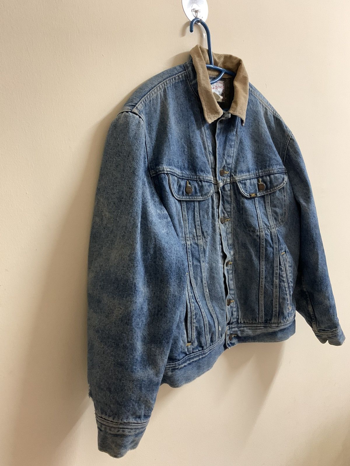 Lee Vintage 90’s Lee Storm Riders Sherpa Denim Jacket Size US L / EU 52-54 / 3 - 9 Thumbnail