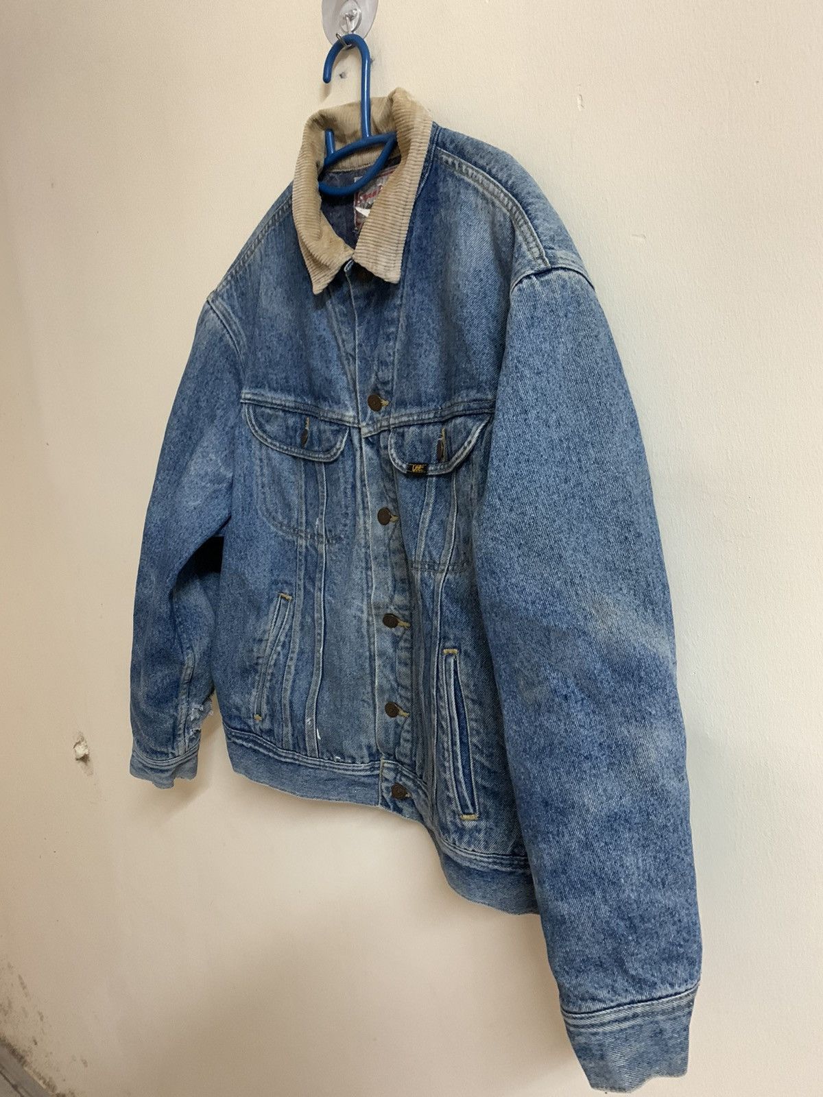 Lee Vintage 90’s Lee Storm Riders Sherpa Denim Jacket Size US L / EU 52-54 / 3 - 8 Thumbnail