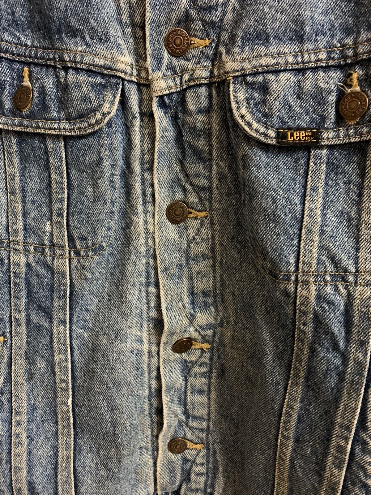 Lee Vintage 90’s Lee Storm Riders Sherpa Denim Jacket Size US L / EU 52-54 / 3 - 6 Thumbnail
