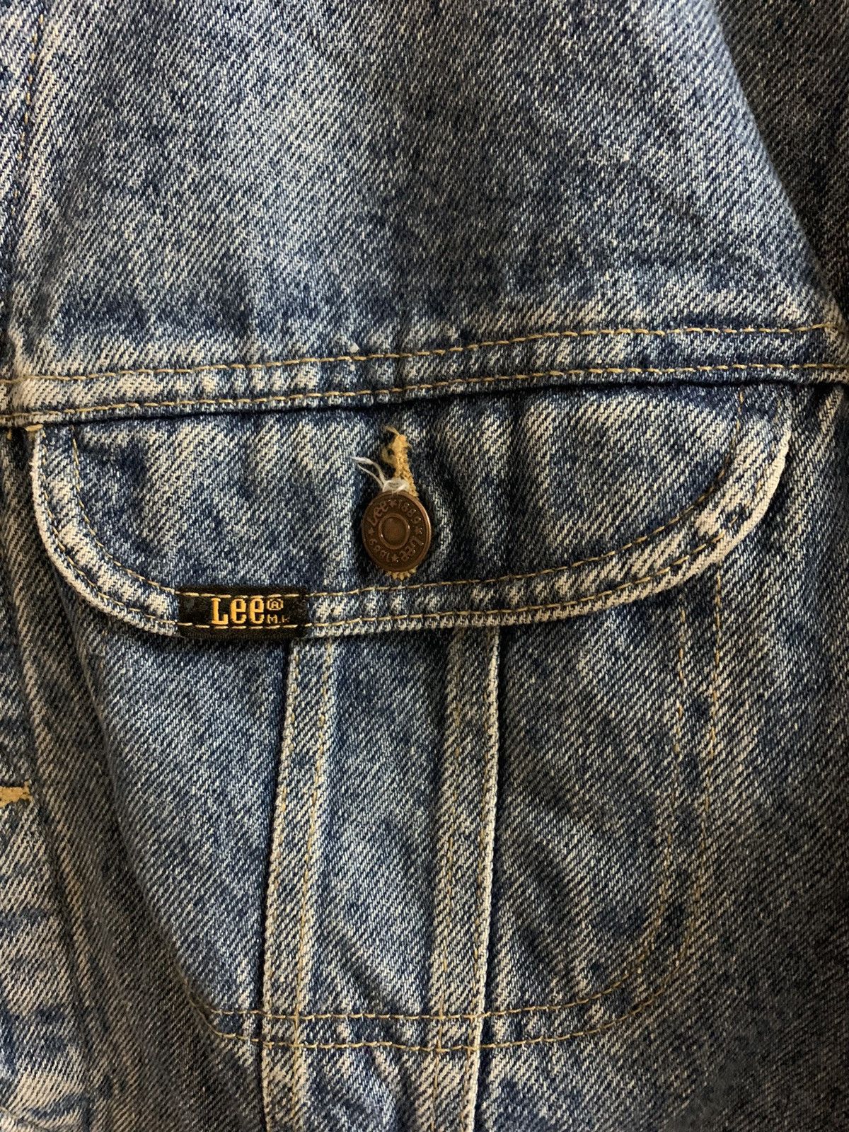 Lee Vintage 90’s Lee Storm Riders Sherpa Denim Jacket Size US L / EU 52-54 / 3 - 5 Thumbnail