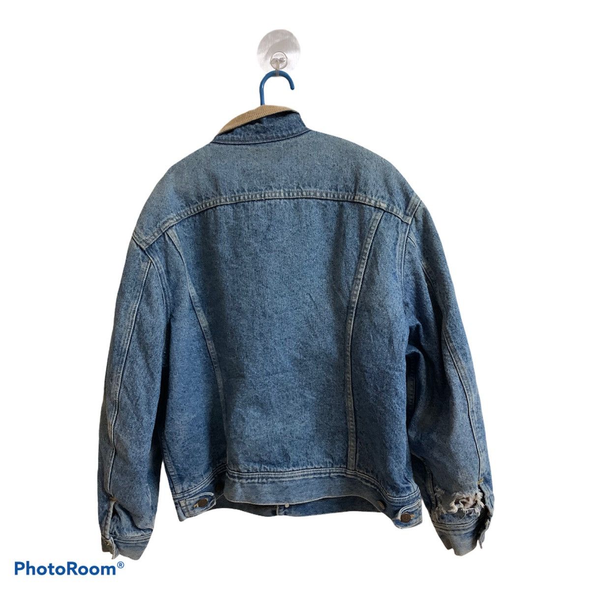 Lee Vintage 90’s Lee Storm Riders Sherpa Denim Jacket Size US L / EU 52-54 / 3 - 2 Thumbnail