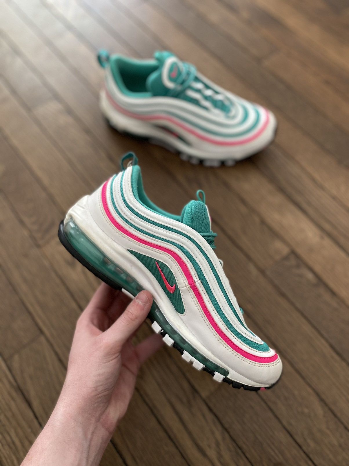 Nike Nike Air Max 97 “ South Beach “ Size 8 ❄️🥣🧊 Swoosh Size US 8 / EU 41 - 3 Thumbnail