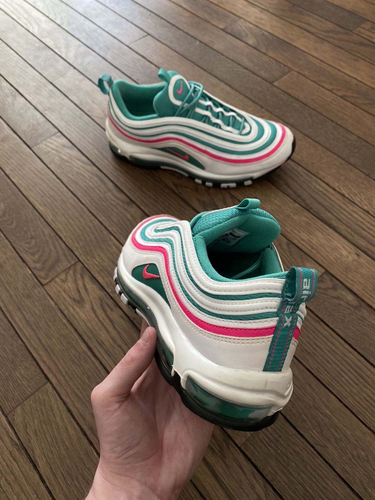 Nike Nike Air Max 97 “ South Beach “ Size 8 ❄️🥣🧊 Swoosh Size US 8 / EU 41 - 4 Thumbnail