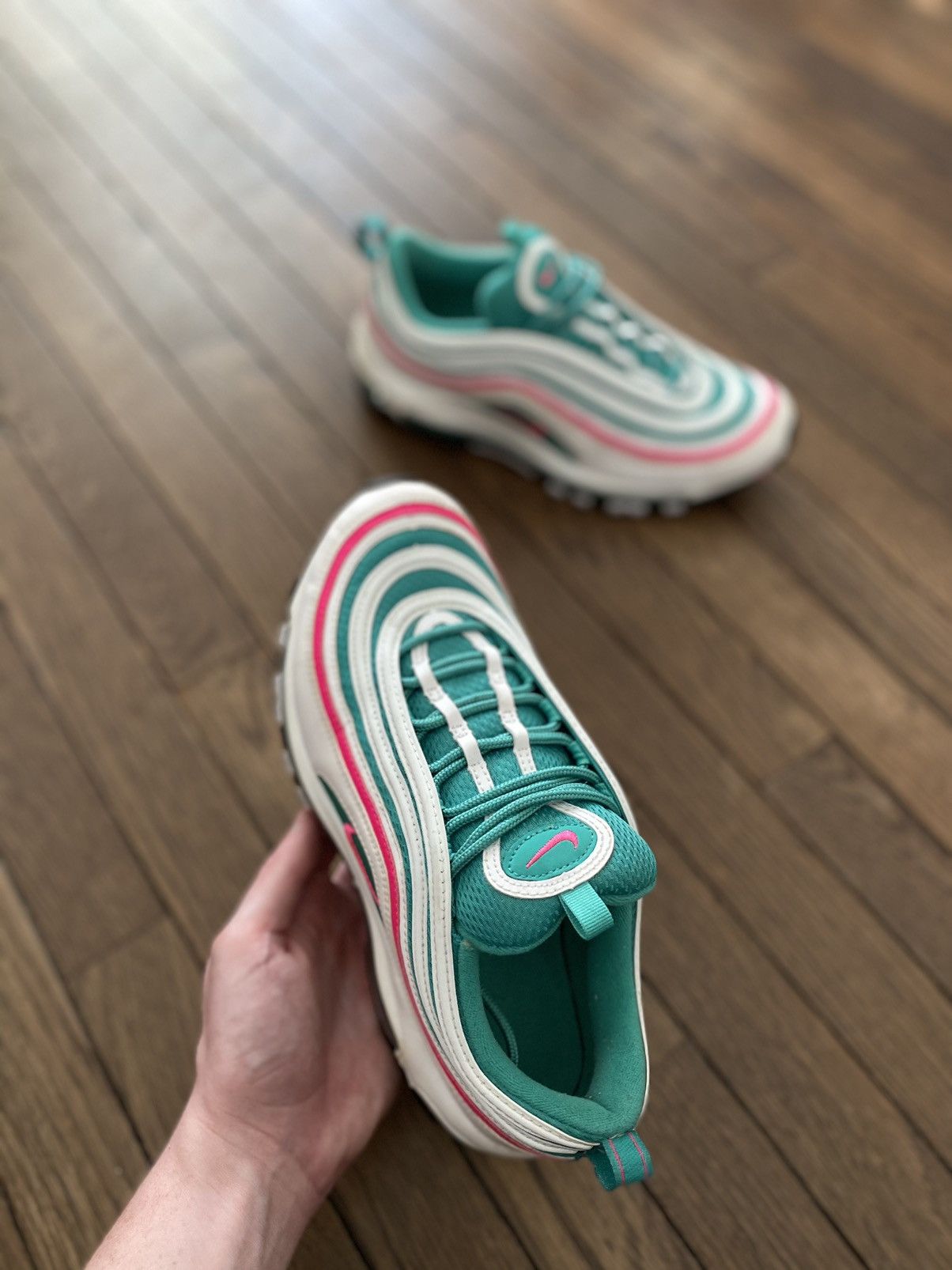 Nike Nike Air Max 97 “ South Beach “ Size 8 ❄️🥣🧊 Swoosh Size US 8 / EU 41 - 2 Thumbnail