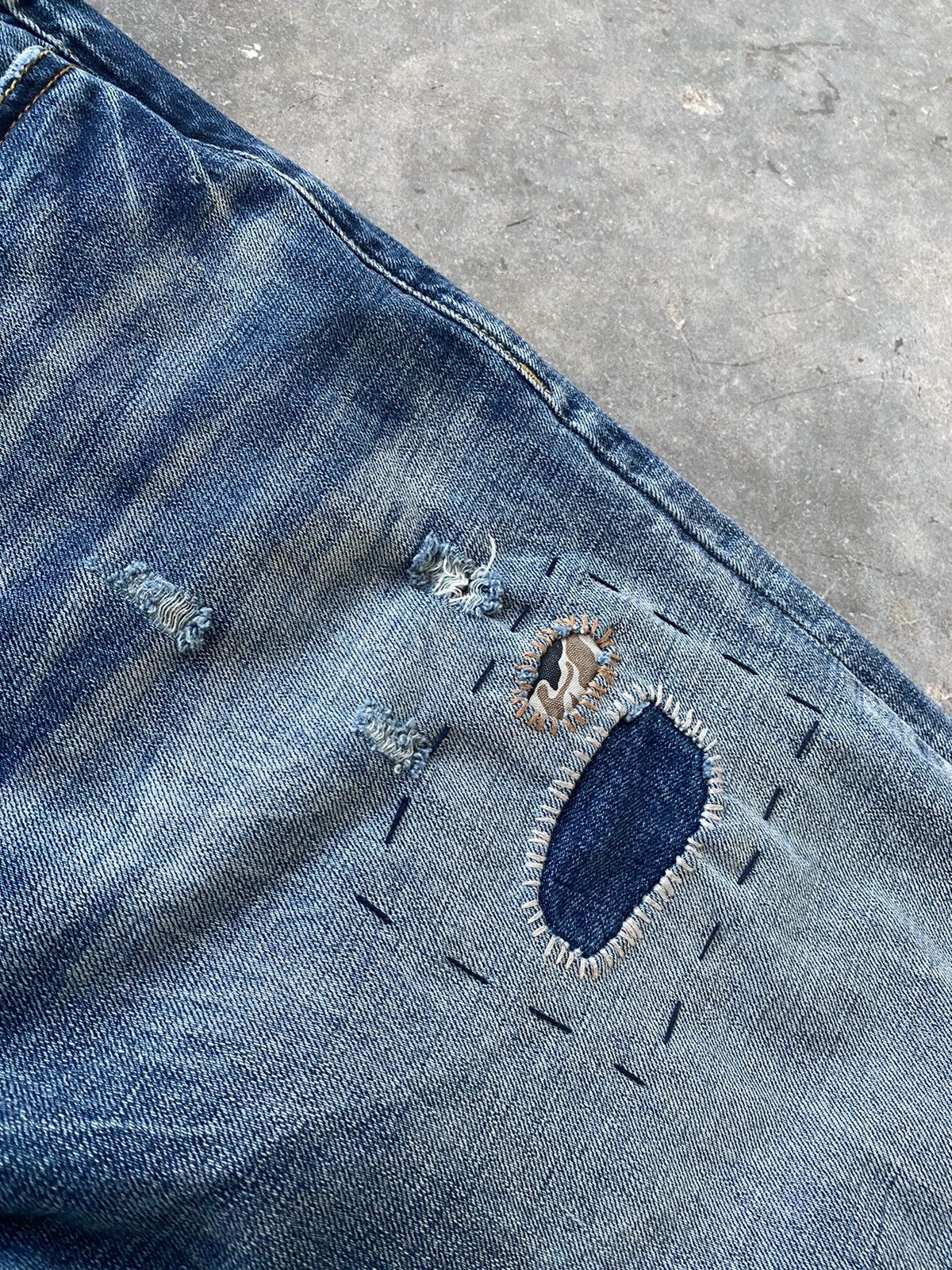Billionaire Boys Club Billionaire Boys Club Patched Denim Jeans Sz. 38 ❄️🥣 bbc Size US 38 / EU 54 - 4 Thumbnail