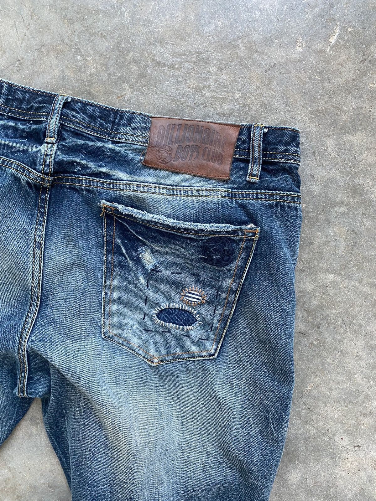 Billionaire Boys Club Billionaire Boys Club Patched Denim Jeans Sz. 38 ❄️🥣 bbc Size US 38 / EU 54 - 6 Thumbnail