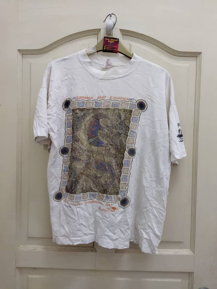 Other × Vintage Rare Vintage Australian Aboriginal Art Tshirt Size US L / EU 52-54 / 3 - 1 Thumbnail