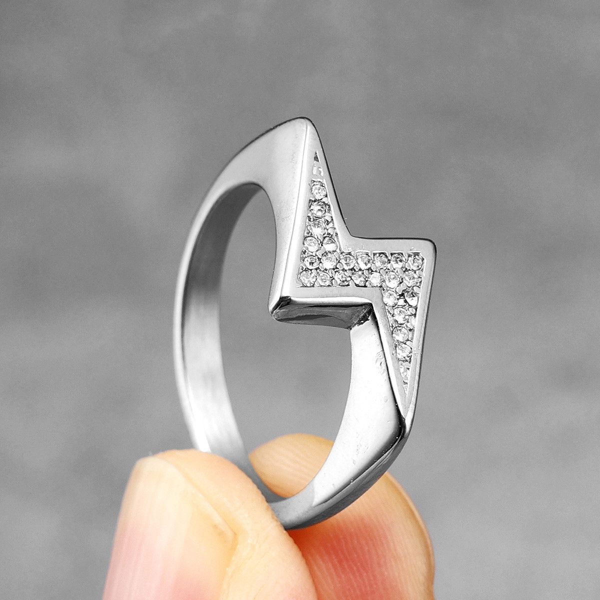 Jewelry Simple Lightning Rings Size ONE SIZE - 1 Thumbnail