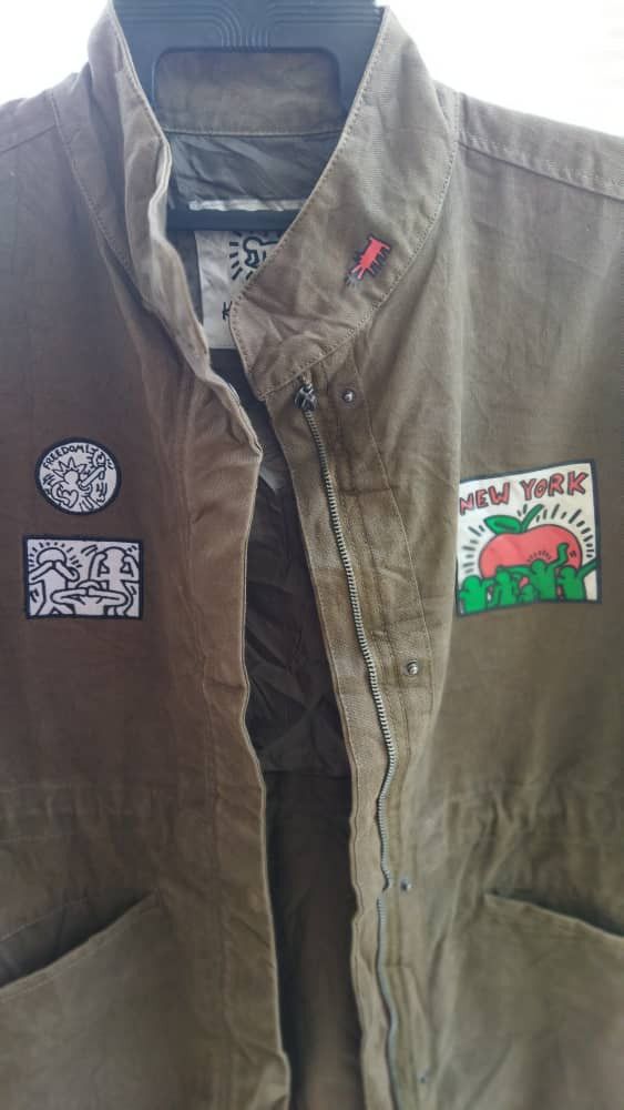 Designer × Keith Haring 🔥SHOUT OUT🔥VINTAGE ARTS PARKA KEITH HARING Size US M / EU 48-50 / 2 - 6 Thumbnail