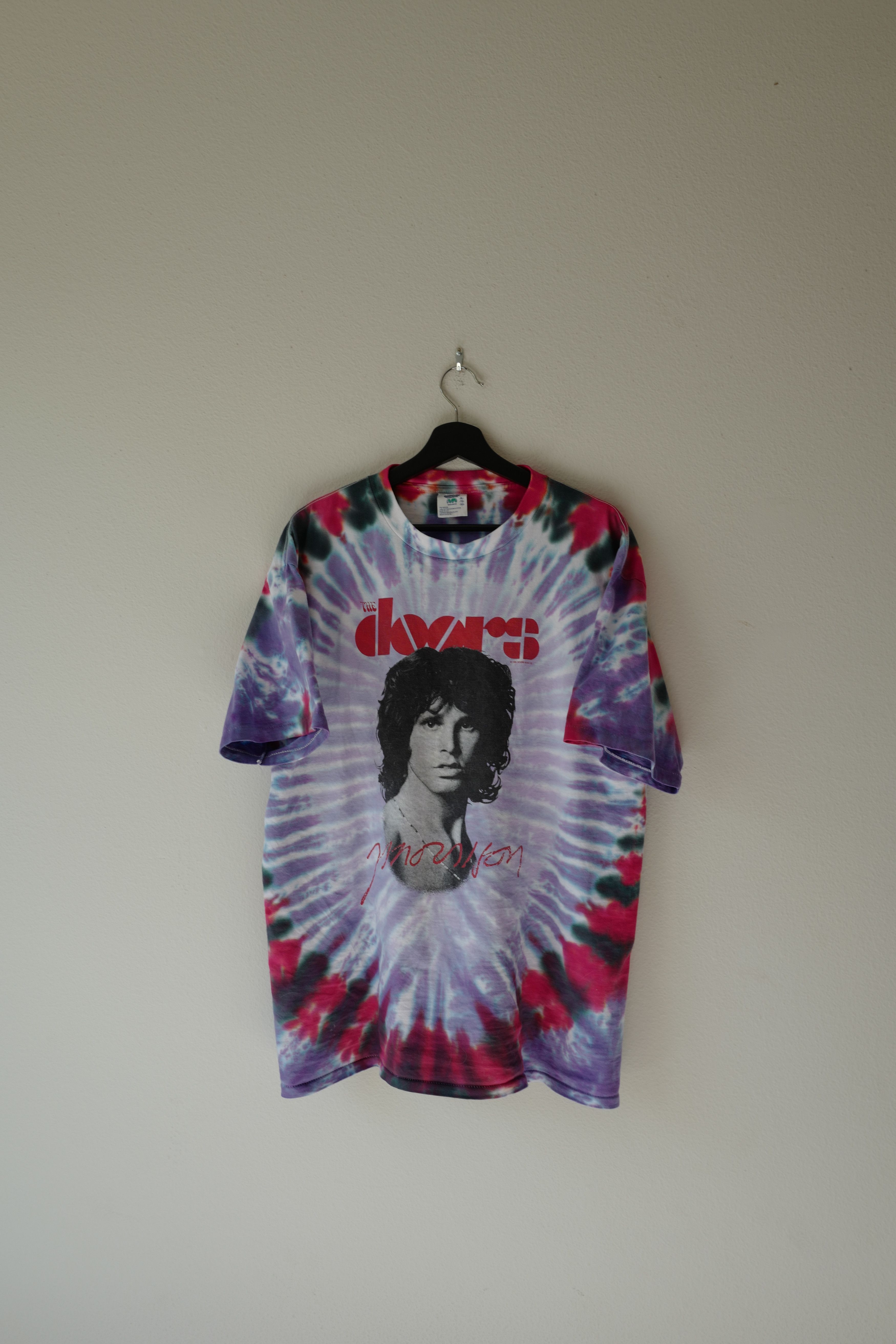 image of Band Tees x Vintage The Doors Tee in Tie Dye, Men's (Size XL)