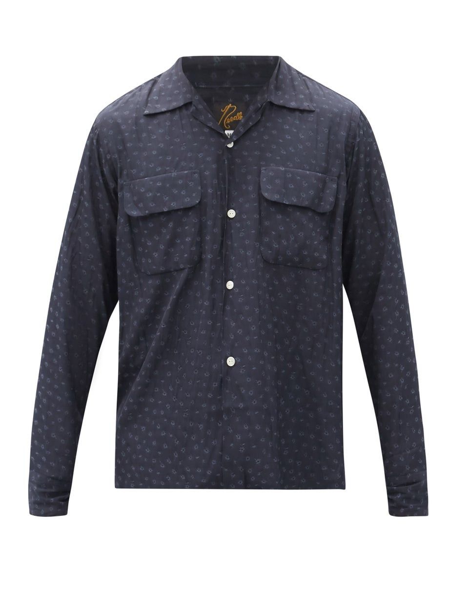 Needles Button Up Floral Shirt