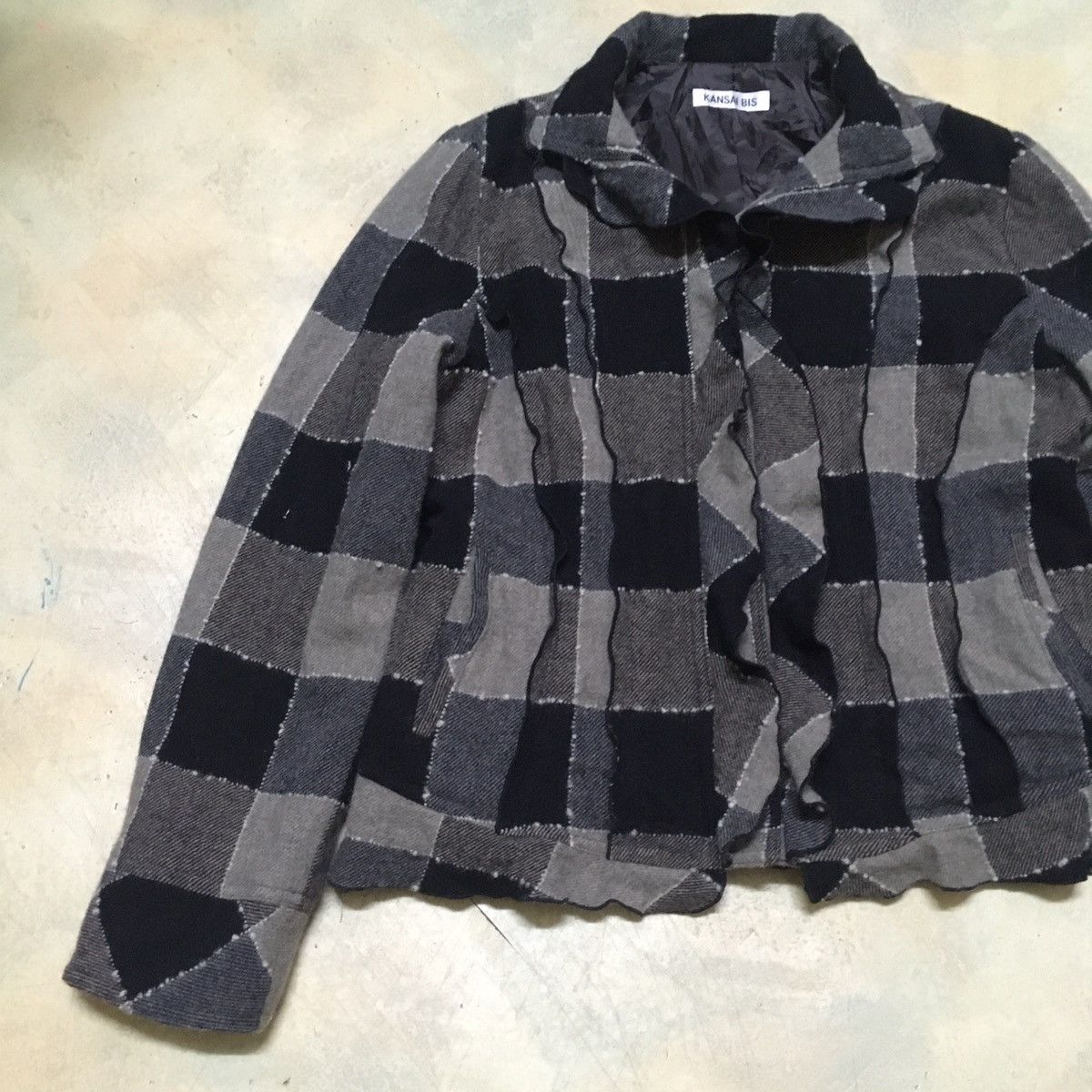 Japanese Brand Japanese Brand Kansai Bis Patchwork Jacket Size US S / EU 44-46 / 1 - 2 Thumbnail