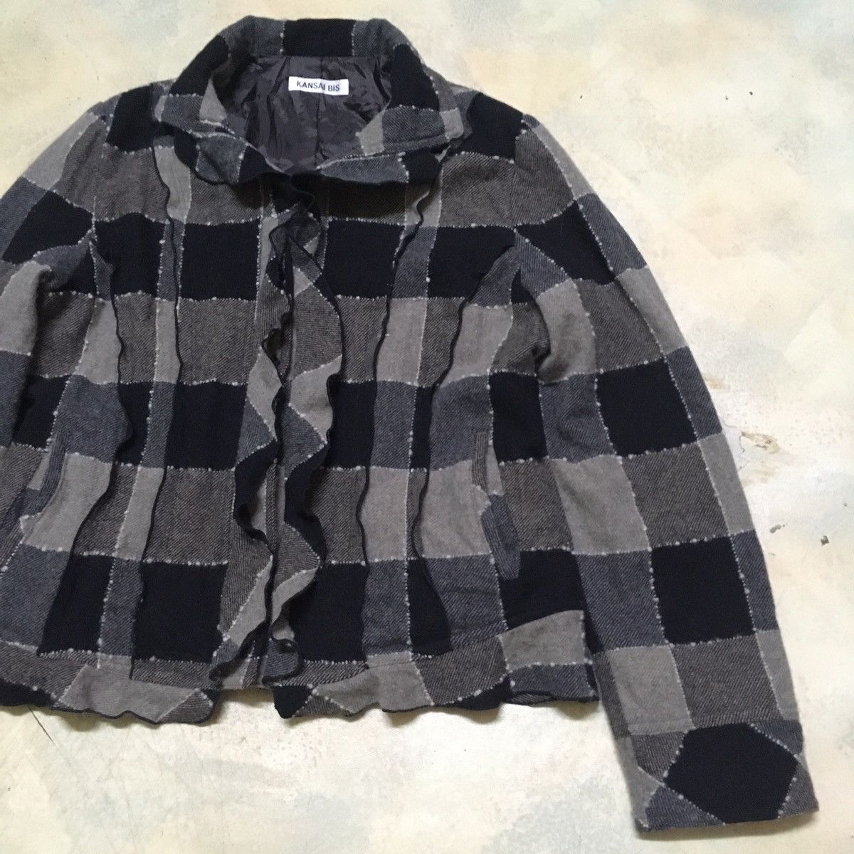 Japanese Brand Japanese Brand Kansai Bis Patchwork Jacket Size US S / EU 44-46 / 1 - 3 Thumbnail