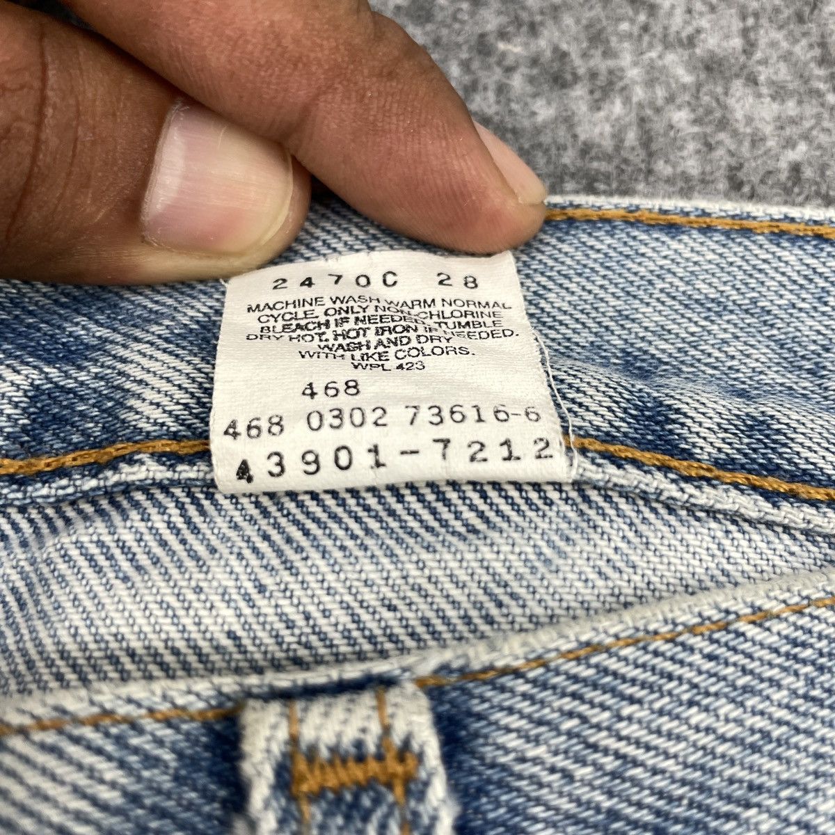 Levi's × Vintage Vintage Levi's Light Blue Wash -wc139 Size US 34 / EU 50 - 5 Thumbnail