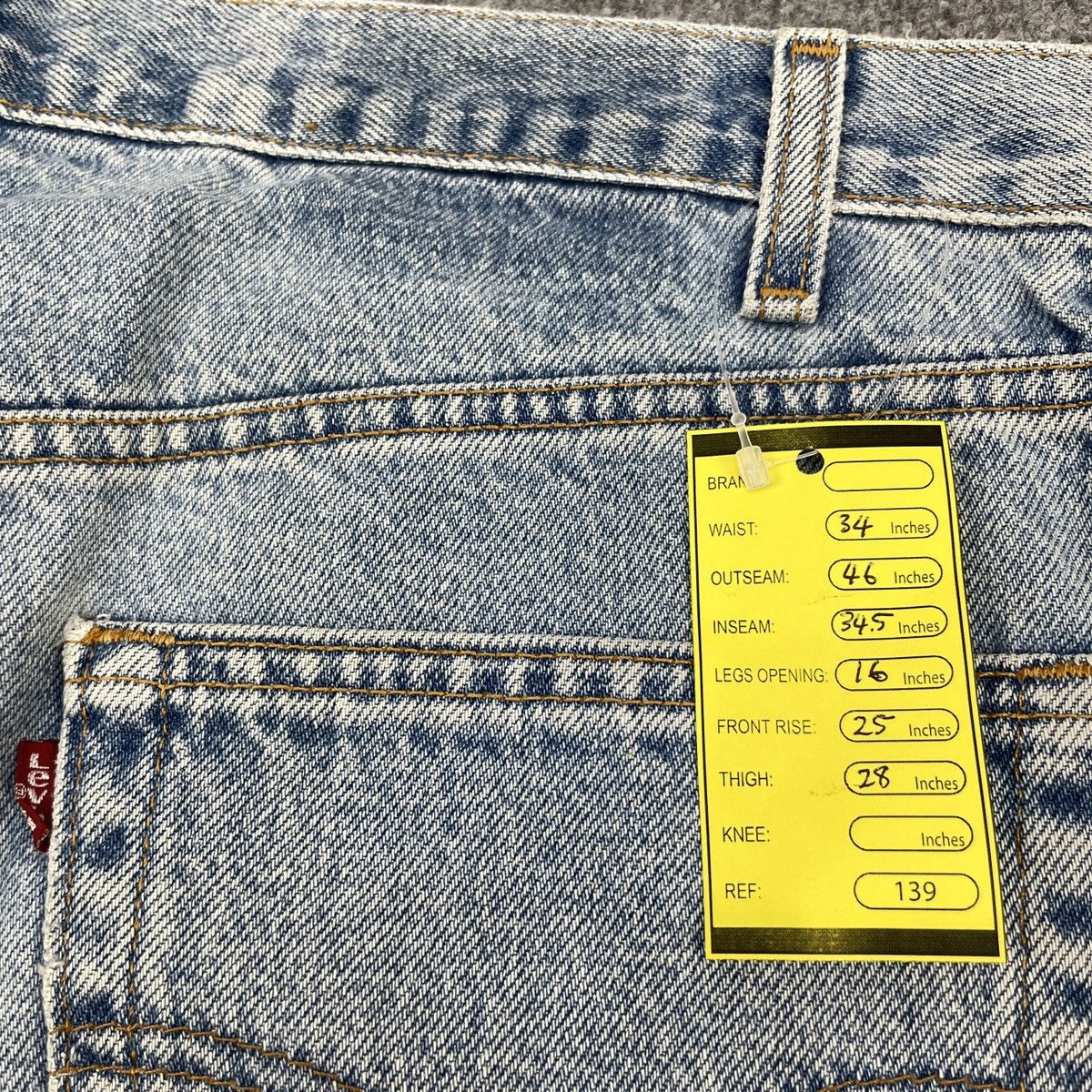 Levi's × Vintage Vintage Levi's Light Blue Wash -wc139 Size US 34 / EU 50 - 12 Thumbnail