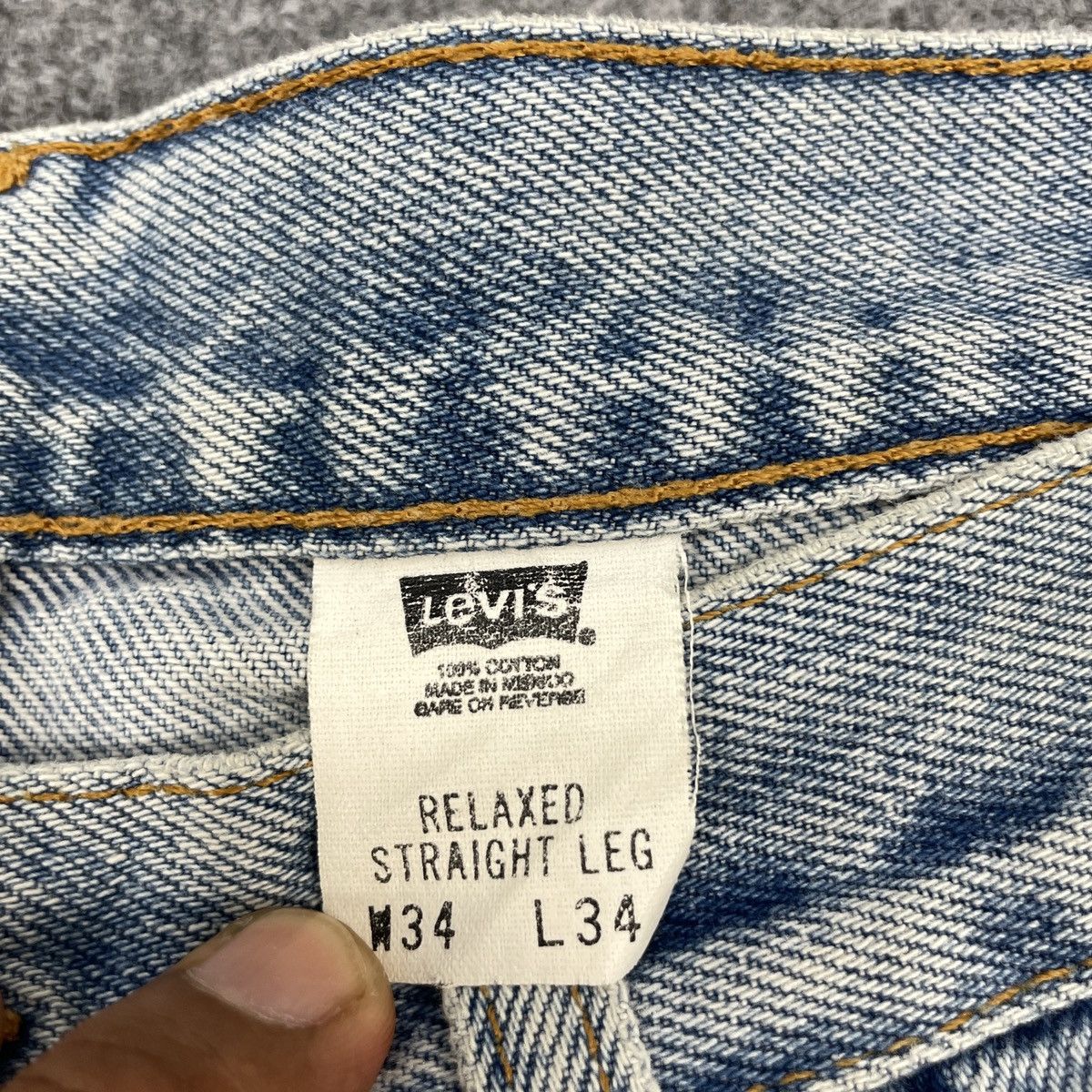 Levi's × Vintage Vintage Levi's Light Blue Wash -wc139 Size US 34 / EU 50 - 6 Thumbnail
