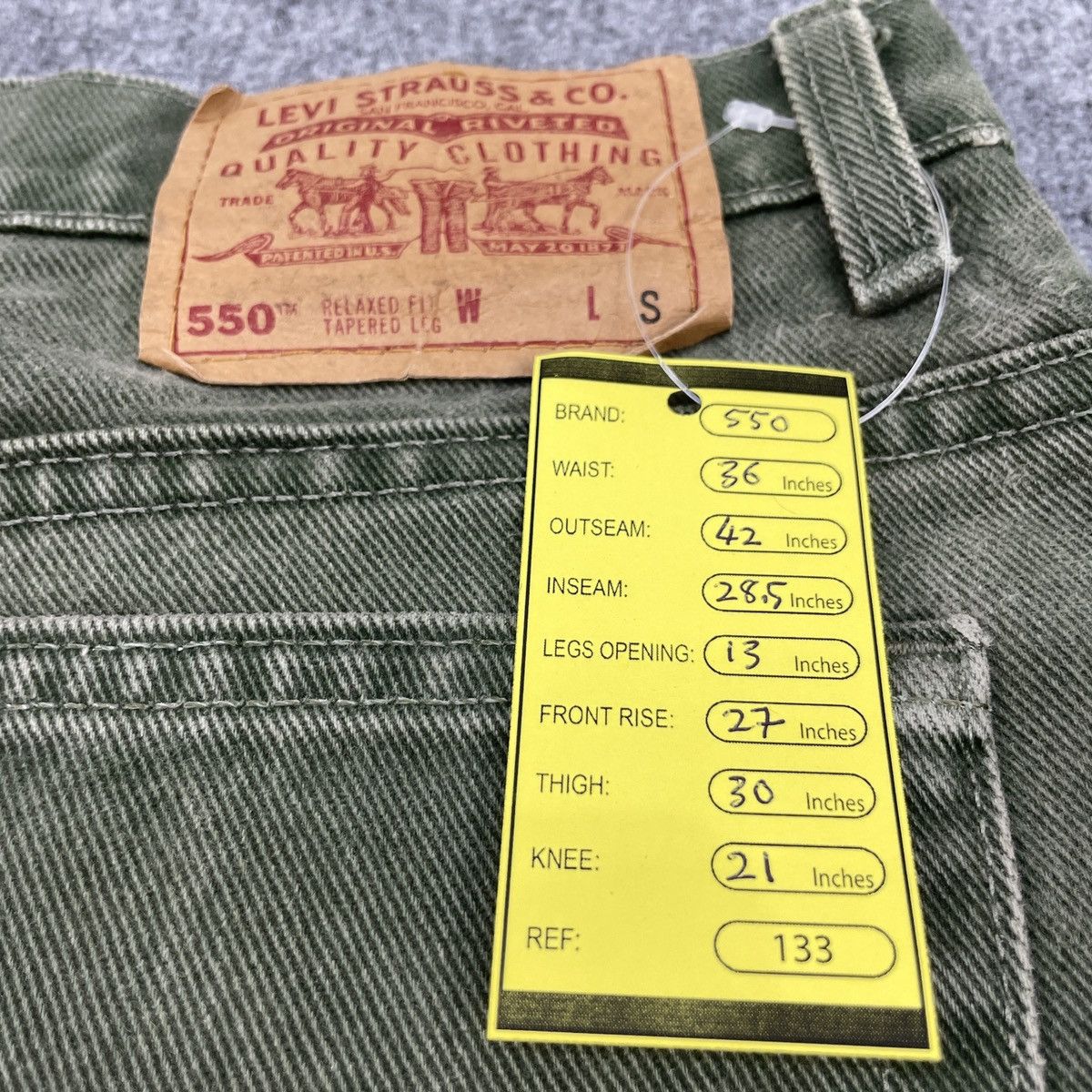 Levi's Vintage Levi's 550 Faded Jeans -wc133 Size US 36 / EU 52 - 12 Thumbnail