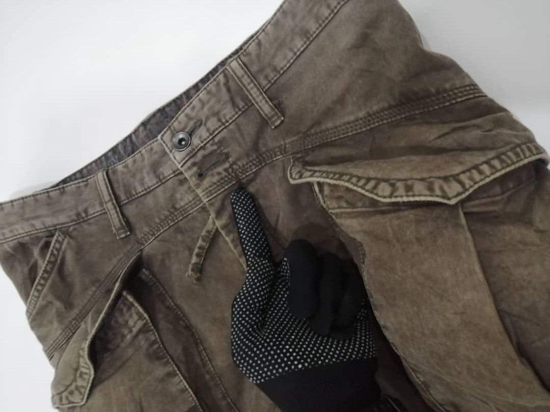 Japanese Brand Hoo Koo 3D Pocket Pants Bondage Multipocket Cargo Pants Size US 33 - 6 Thumbnail