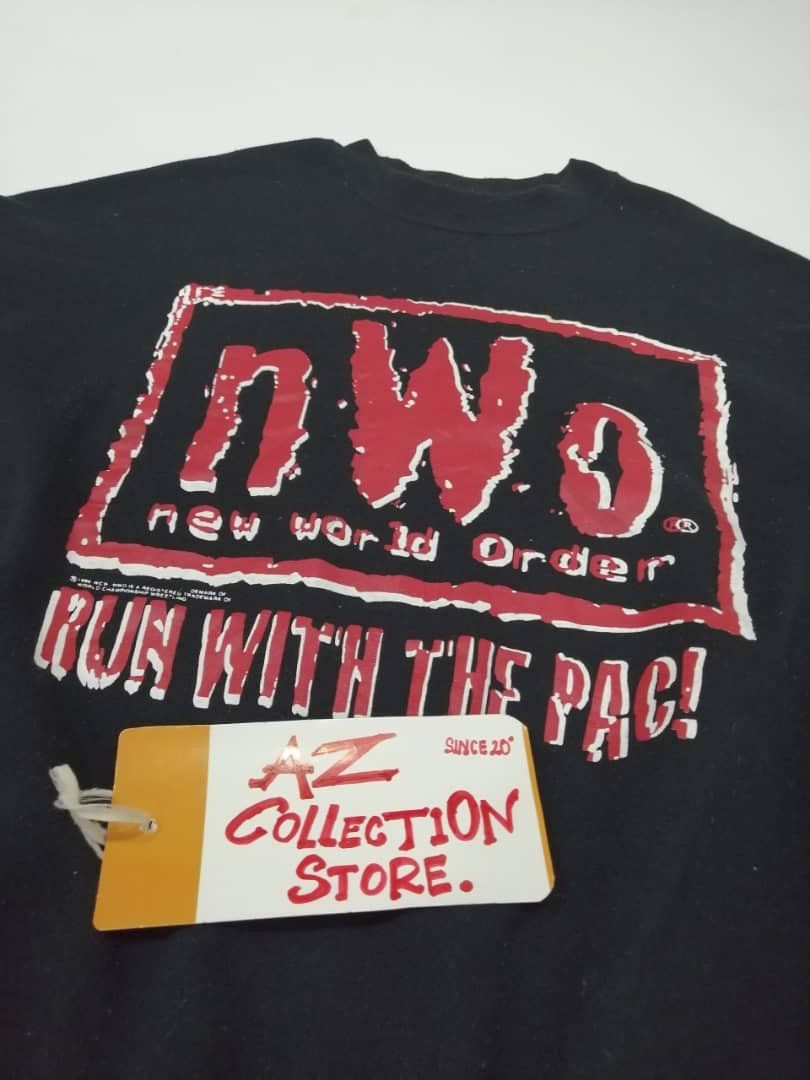 Vintage RARE🔥Vintage ©️1998 NWO New World Order Sweatshirt Big Logo Size US L / EU 52-54 / 3 - 3 Thumbnail
